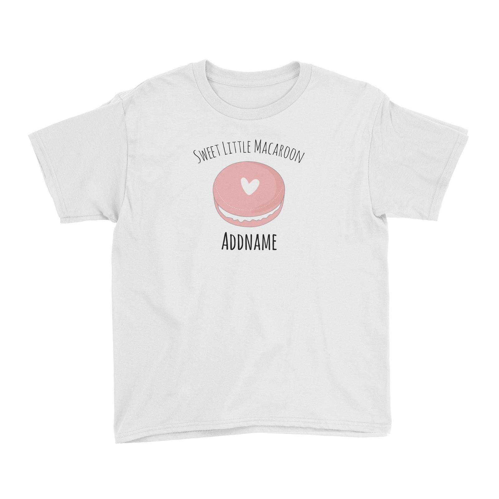 Sweet Animals Sketches Sweet Little Macaroon Addname Kid's T-Shirt
