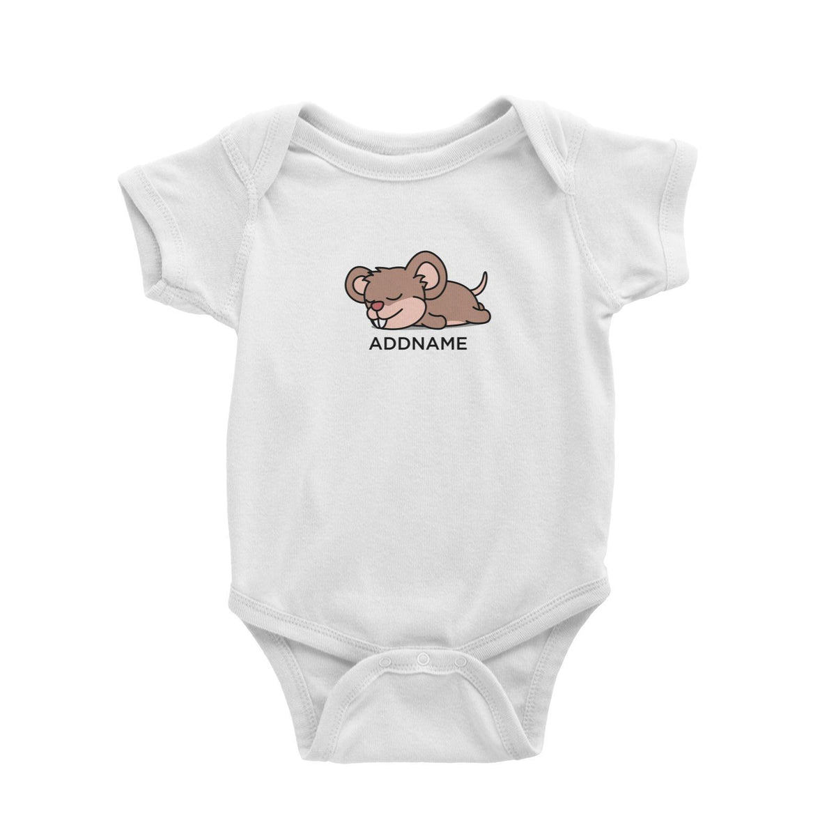 Lazy Rat Addname Baby Romper