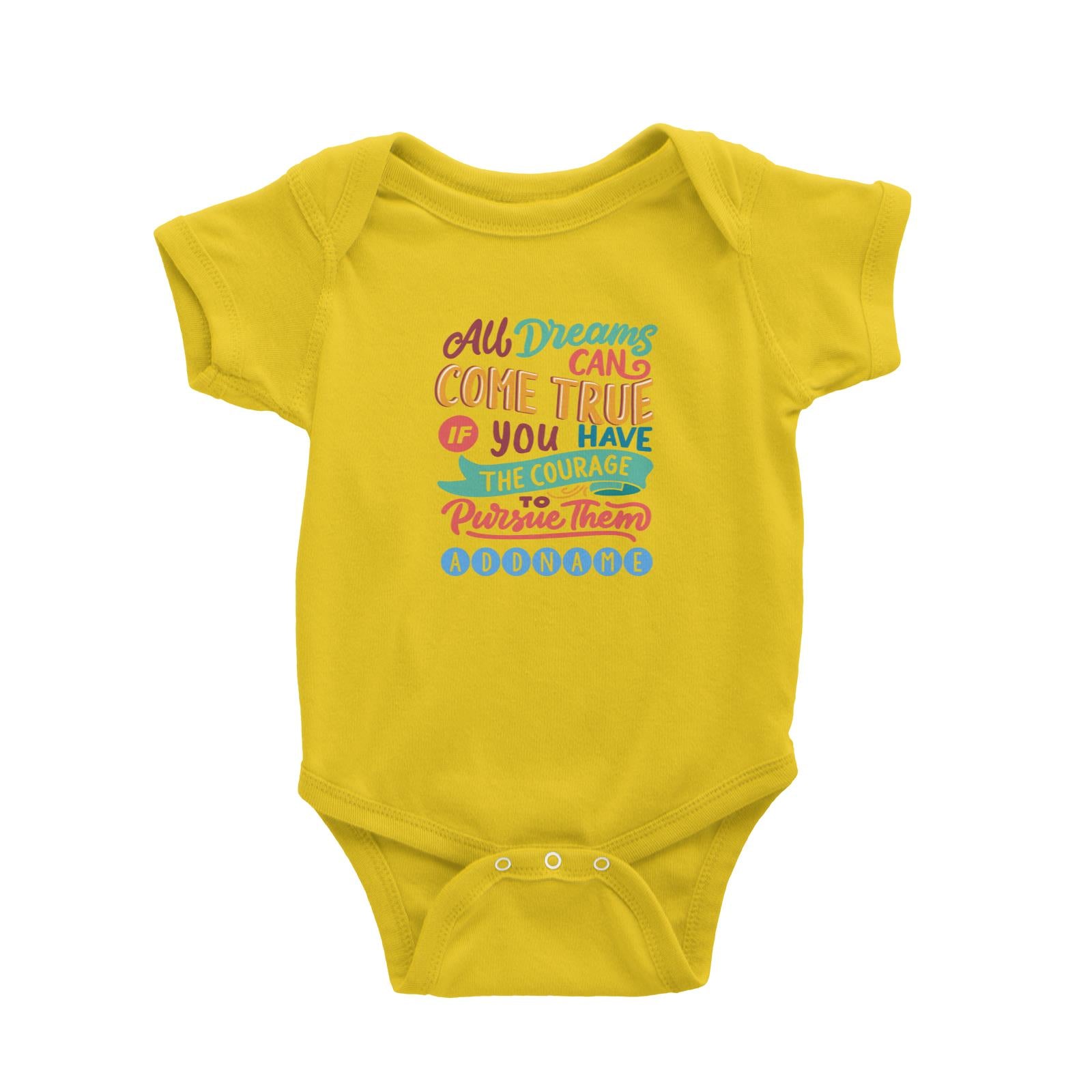 Children's Day Gift Series All Dreams Can Come True Addname Baby Romper