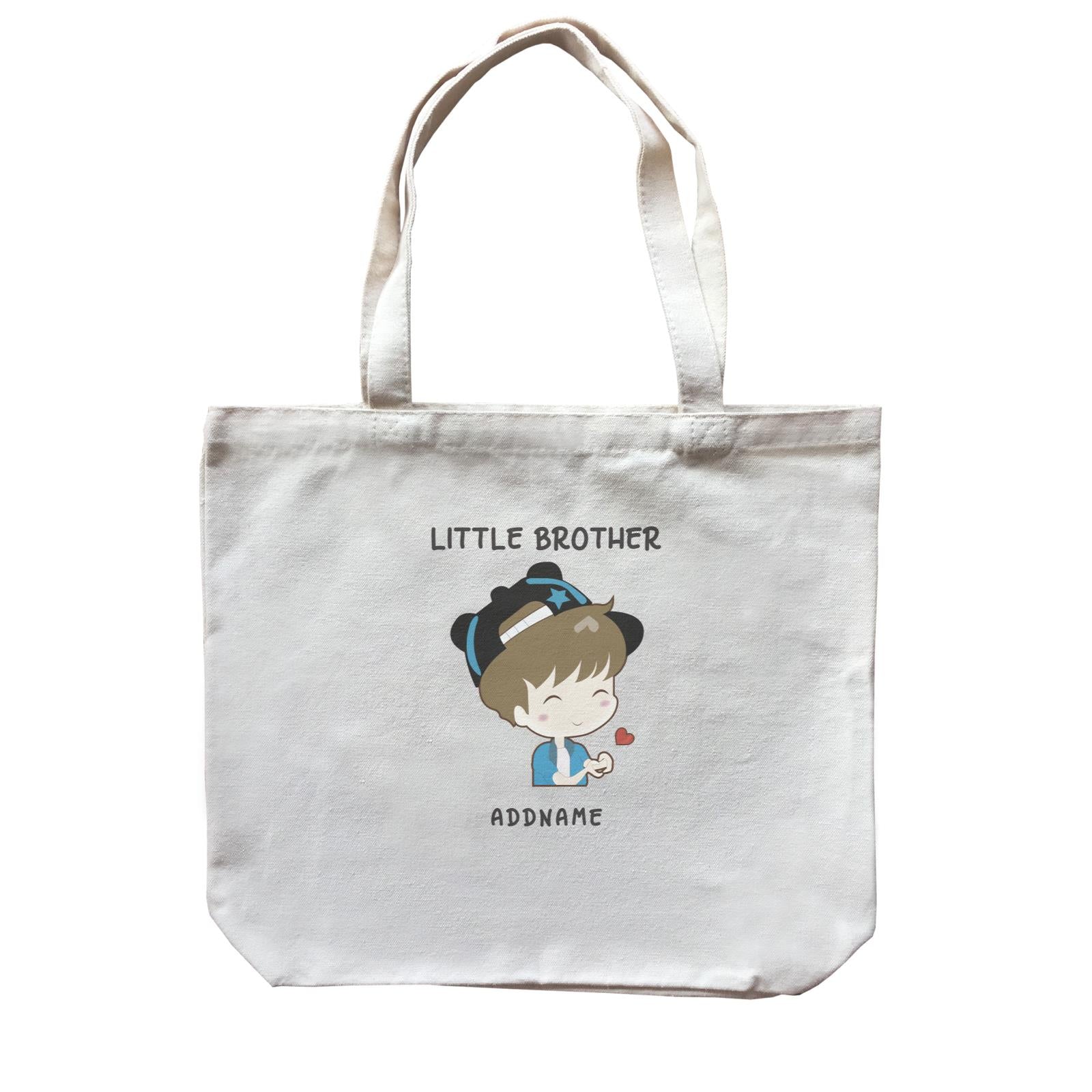 My Lovely Family Series Little Brother Addname Canvas Bag