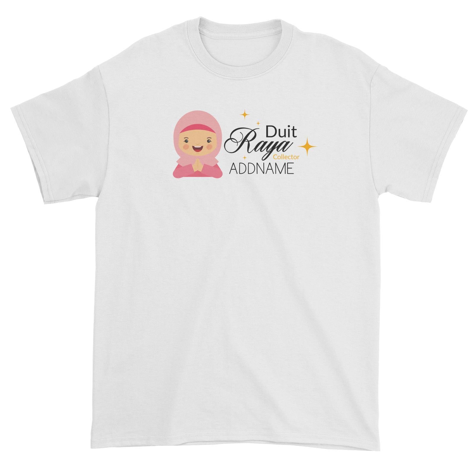 Duit Raya Collector Lady Unisex T-Shirt  Personalizable Designs Sweet Character