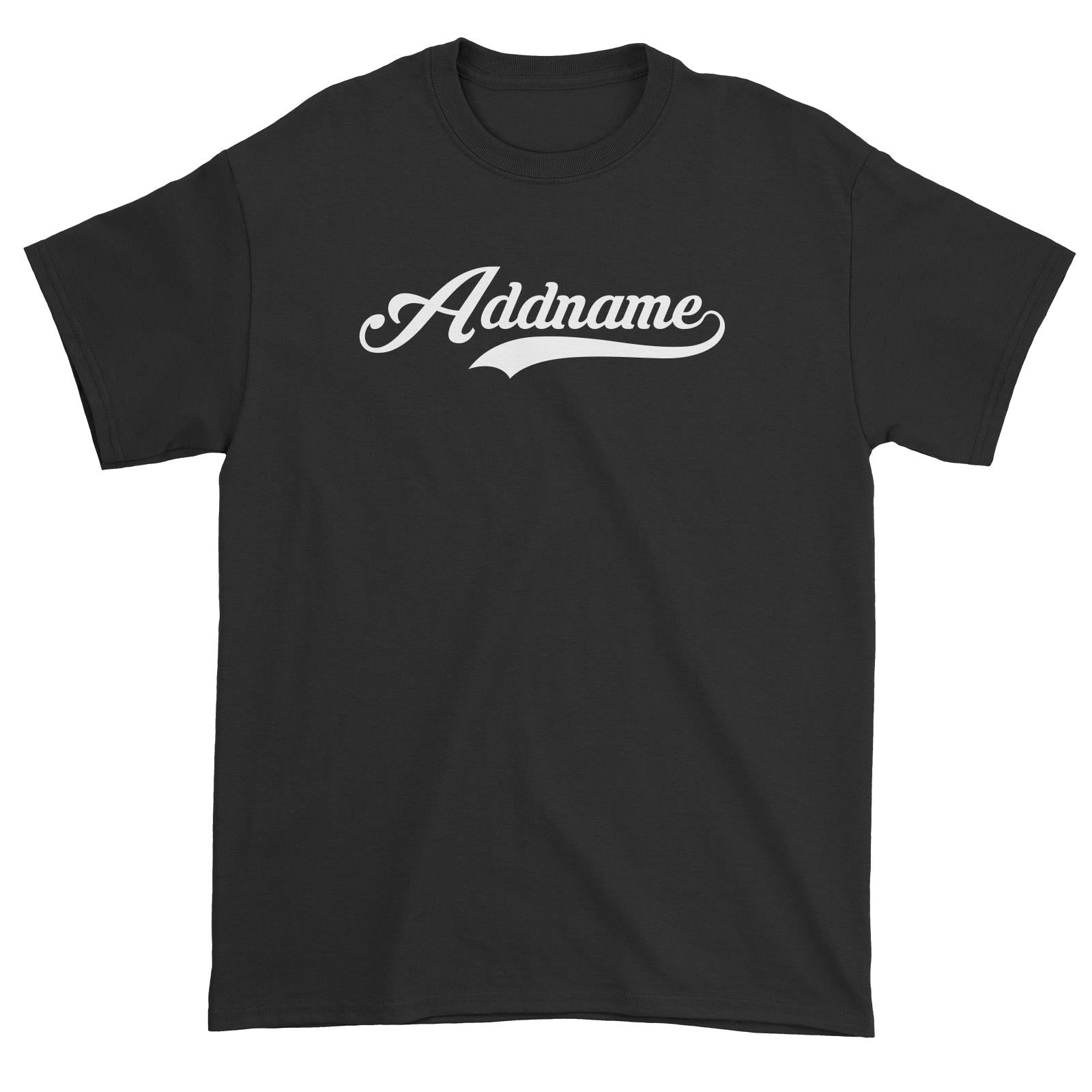 Retro Addname Unisex T-Shirt  Matching Family Personalizable Designs
