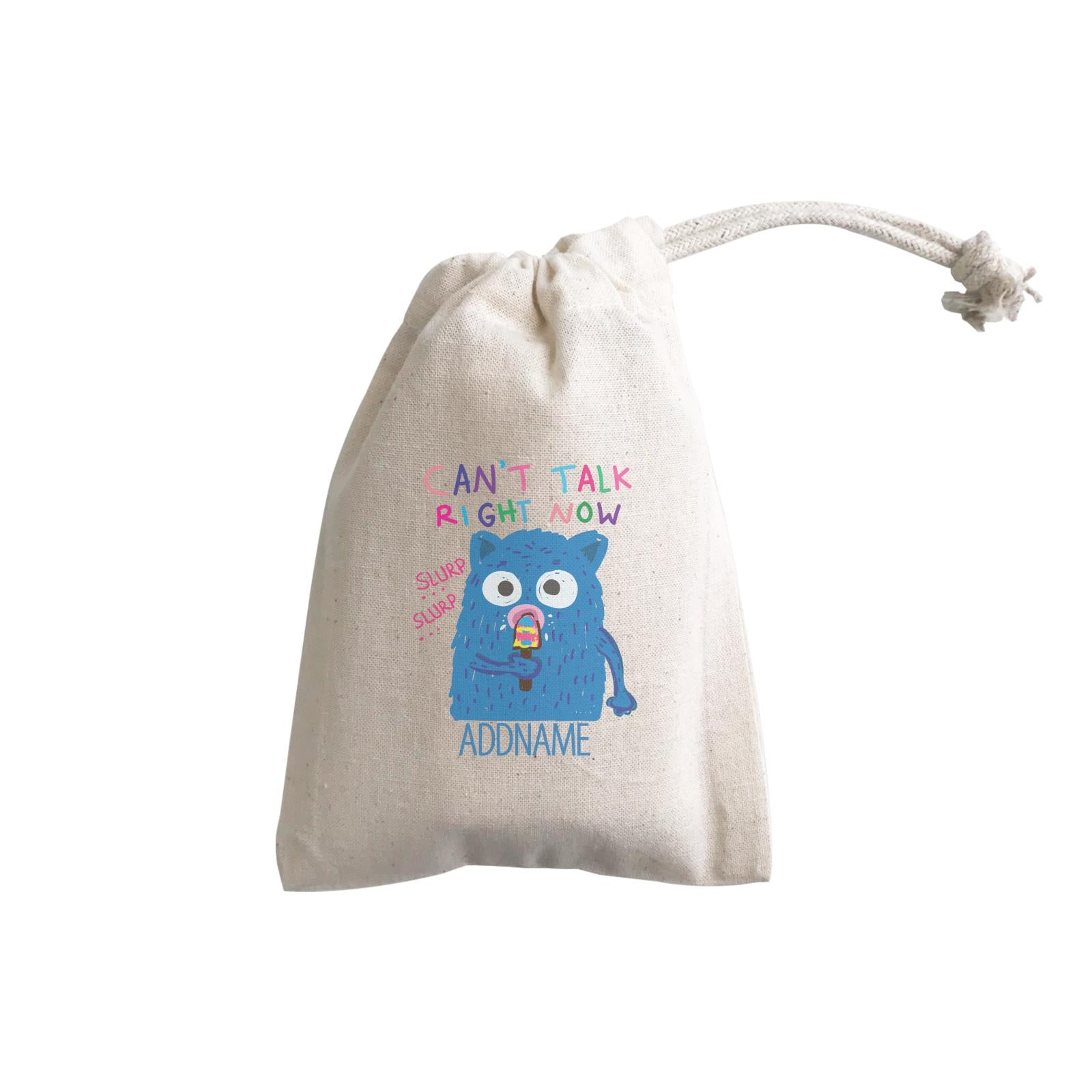 Cool Cute Monster Can't Talk Right Now Monster Addname GP Gift Pouch