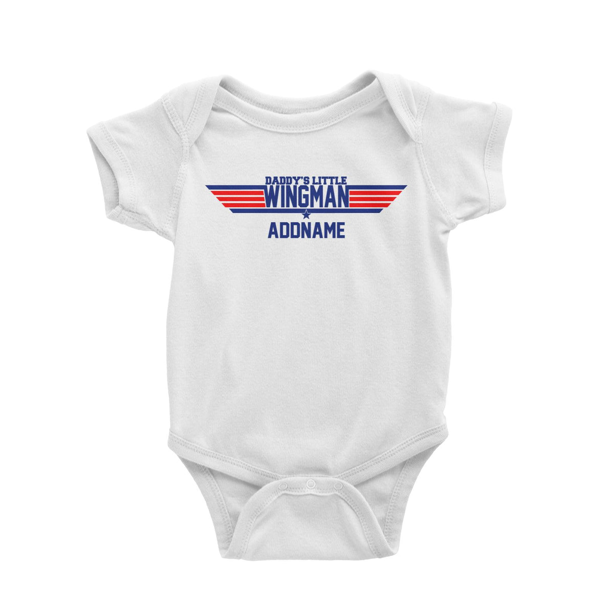 Daddys Little Wingman Baby Romper
