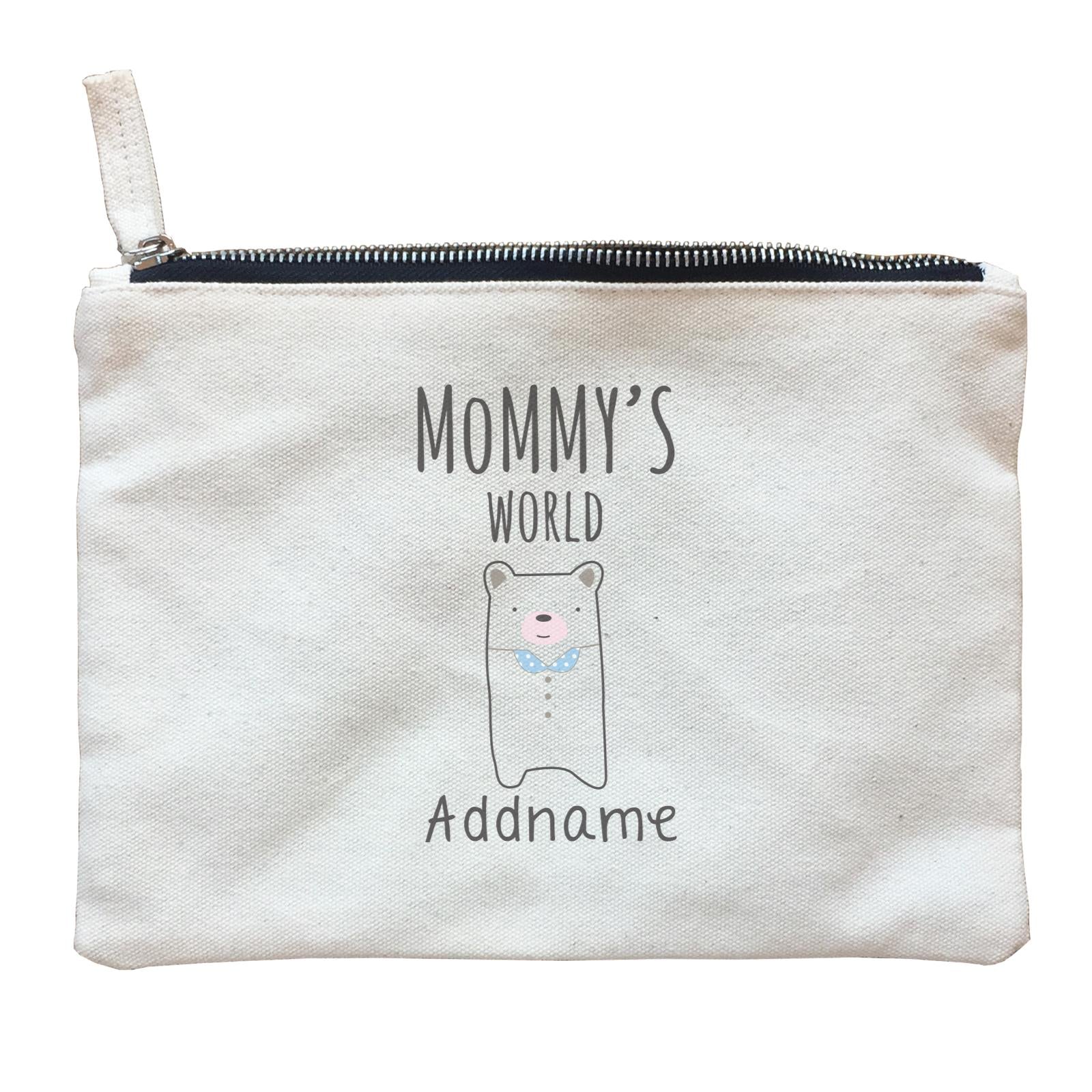 Cute Animals and Friends Series 2 Bear Mommy's World Addname Zipper Pouch