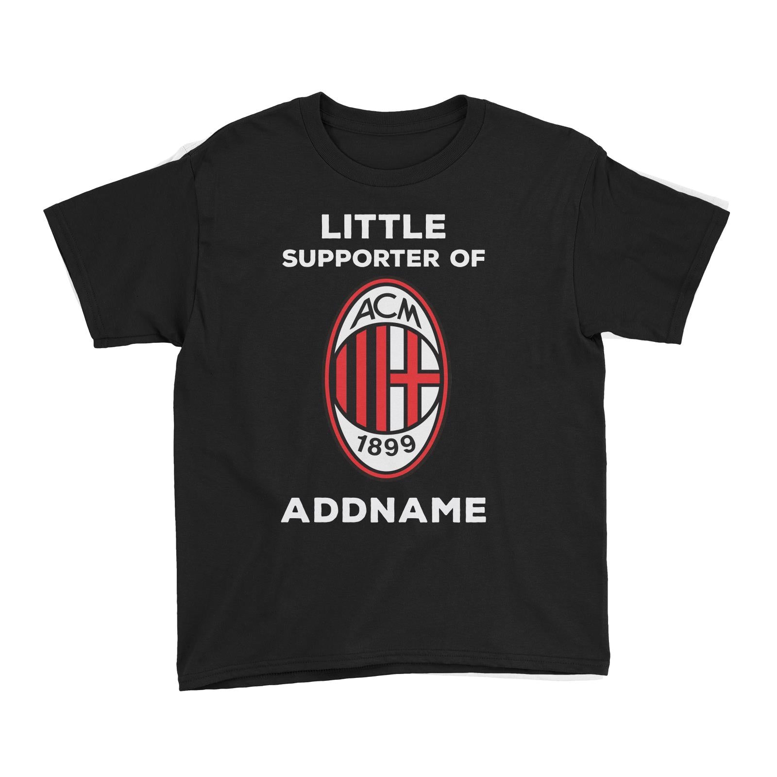 AC Milan Little Supporter Personalizable with Name Kid's T-Shirt