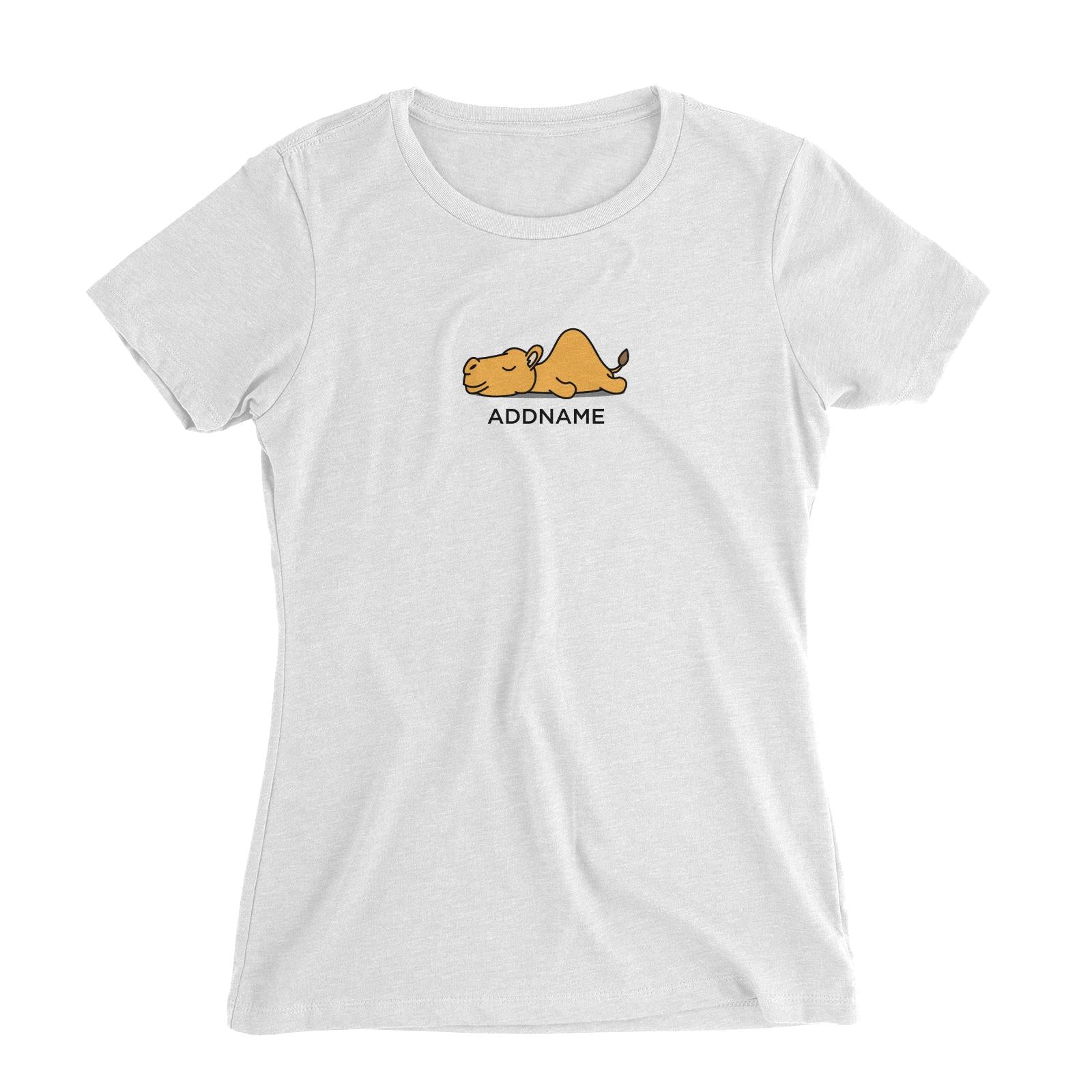 Lazy Camel Addname Women's Slim Fit T-Shirt