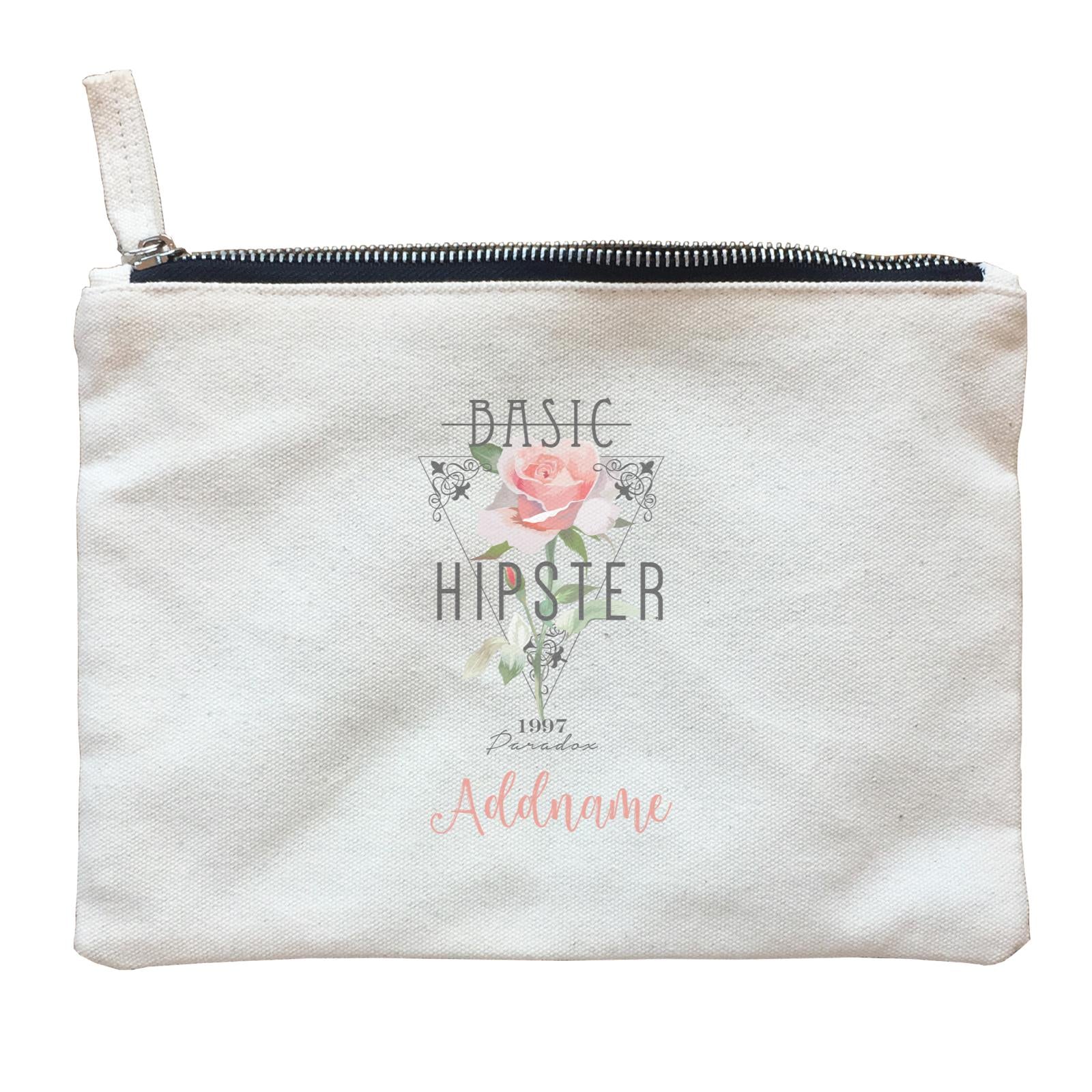 Cool Chic Flowers Basic Hipster Triangle 1997 Paradox With Addname Zipper Pouch