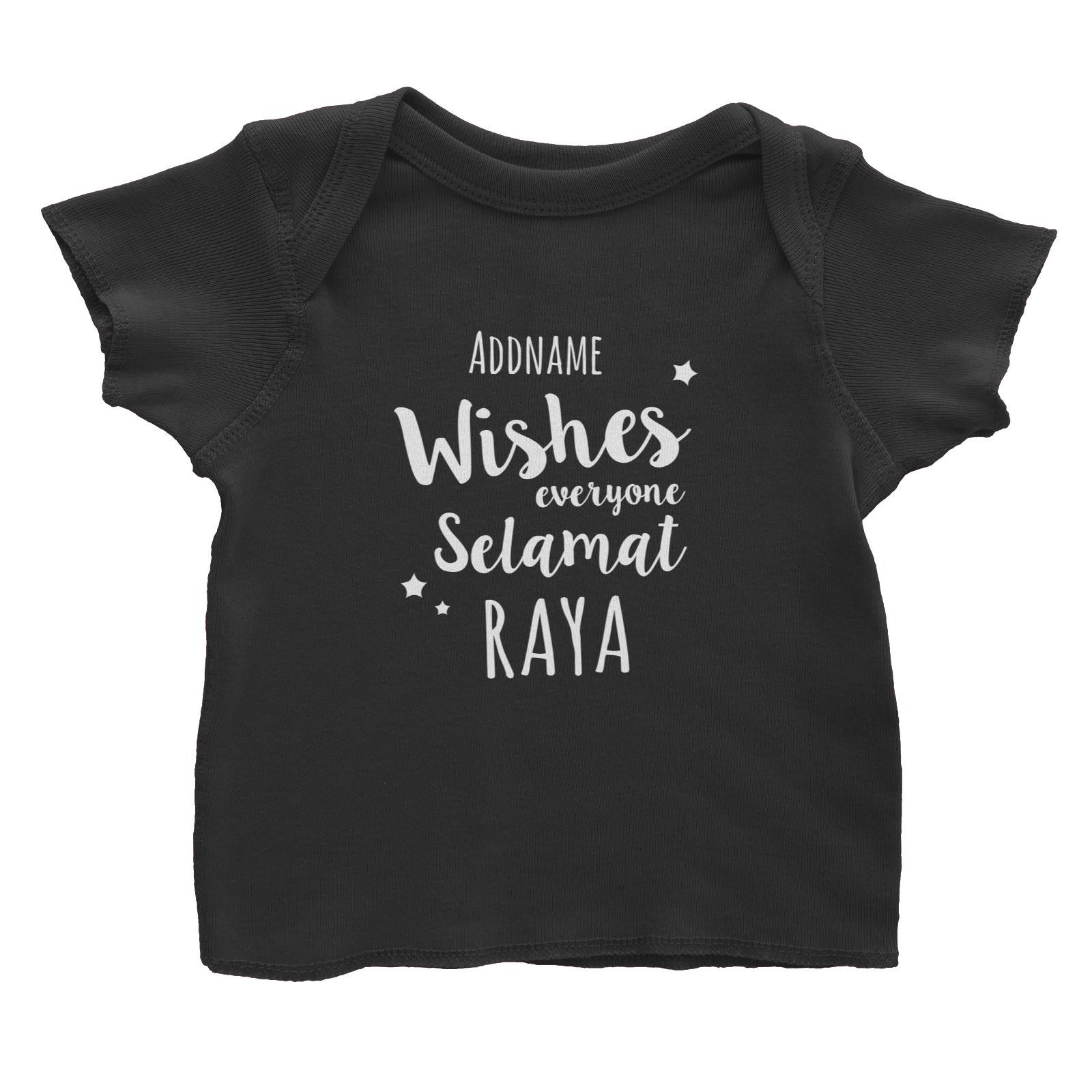 Wishes Everyone Selamat Raya Baby T-Shirt  Personalizable Designs Raya Text