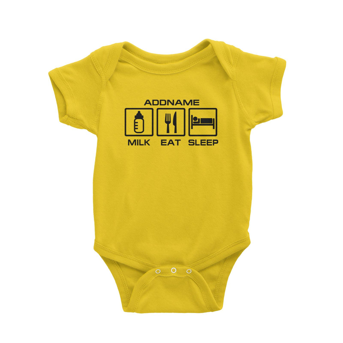 Milk Eat Sleep Baby Romper