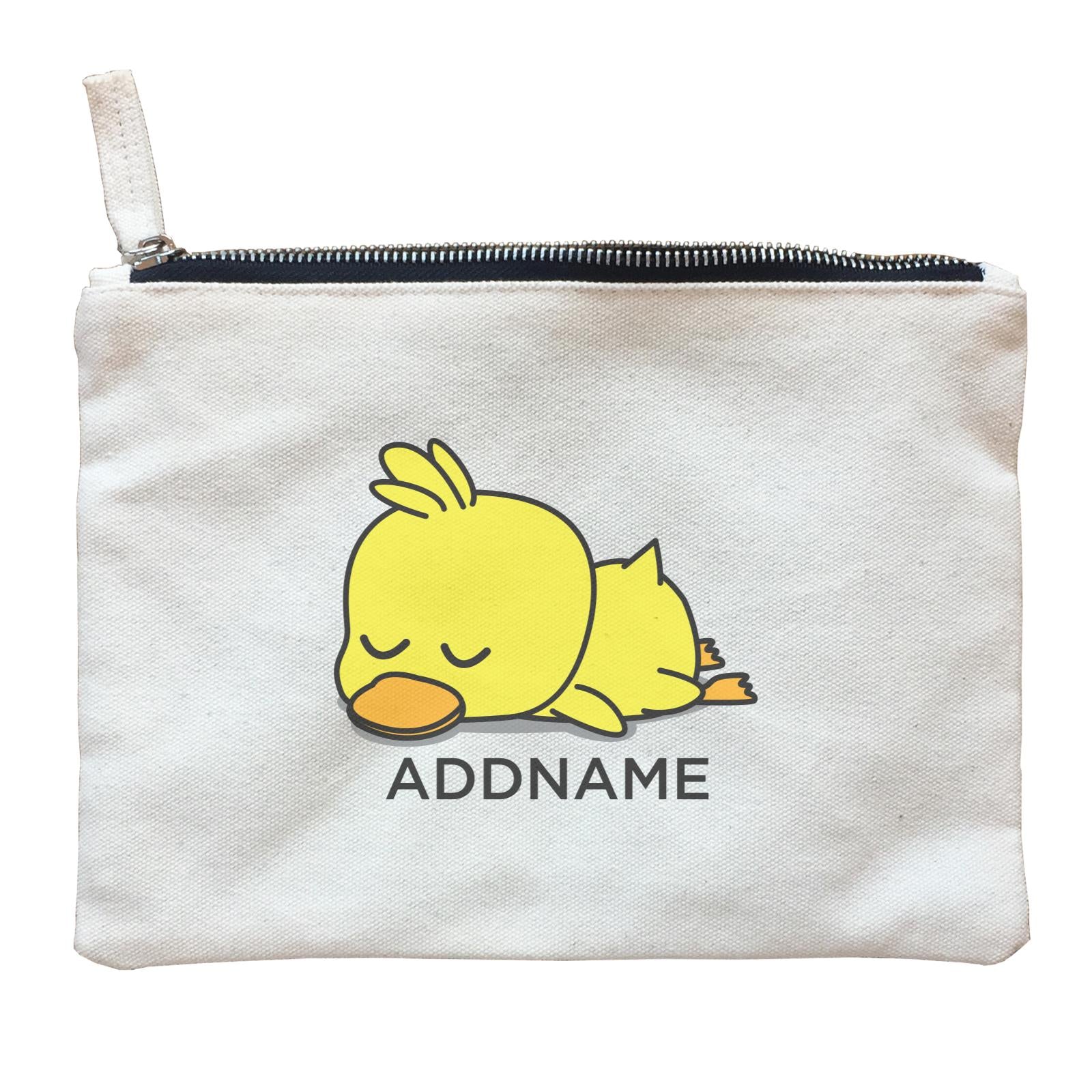 Lazy Duck Addname Zipper Pouch