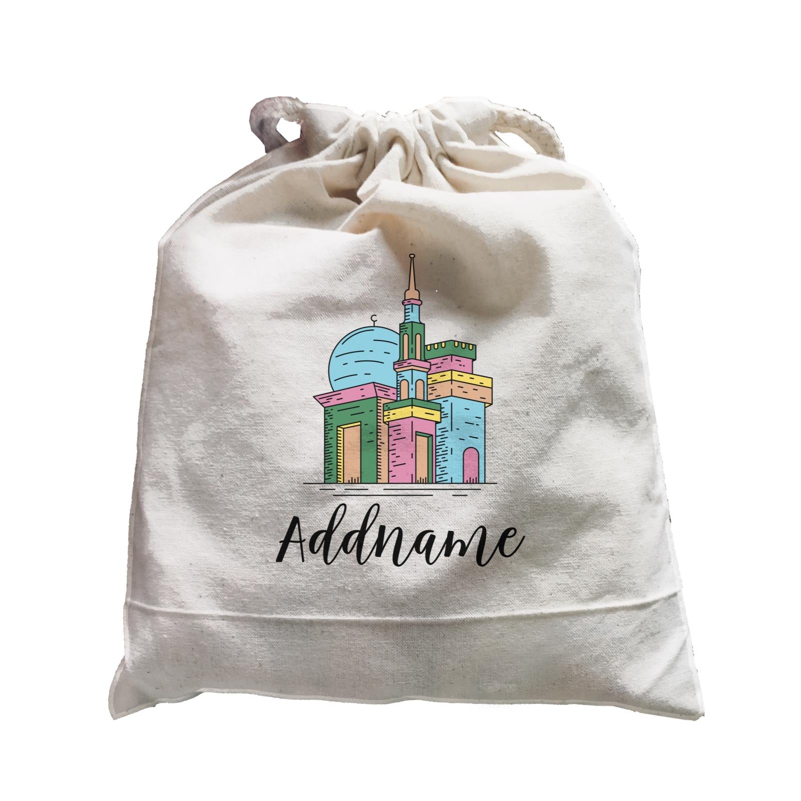 Colorful Mosque Addname Satchel