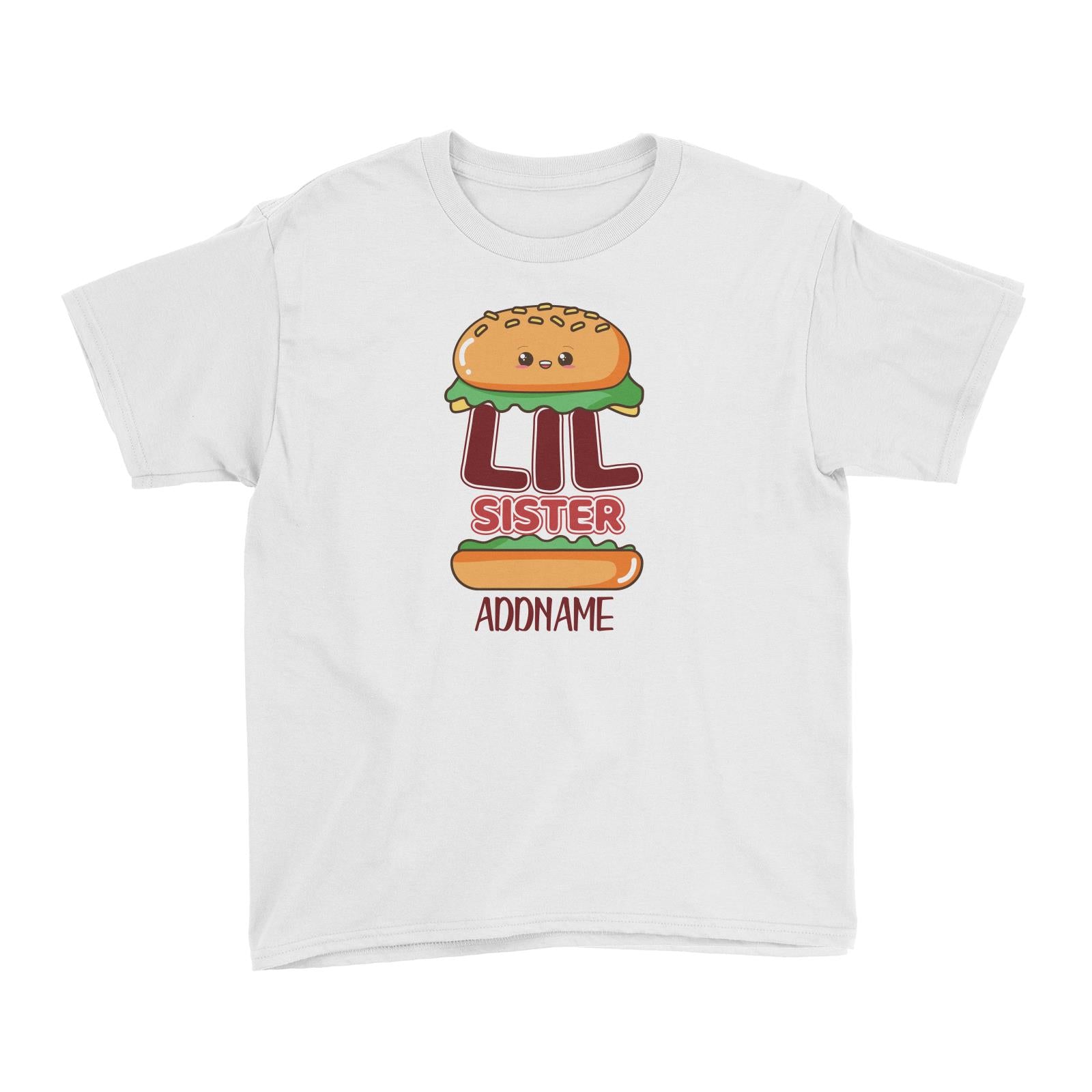 Cute Burger Little Sister Kid's T-Shirt