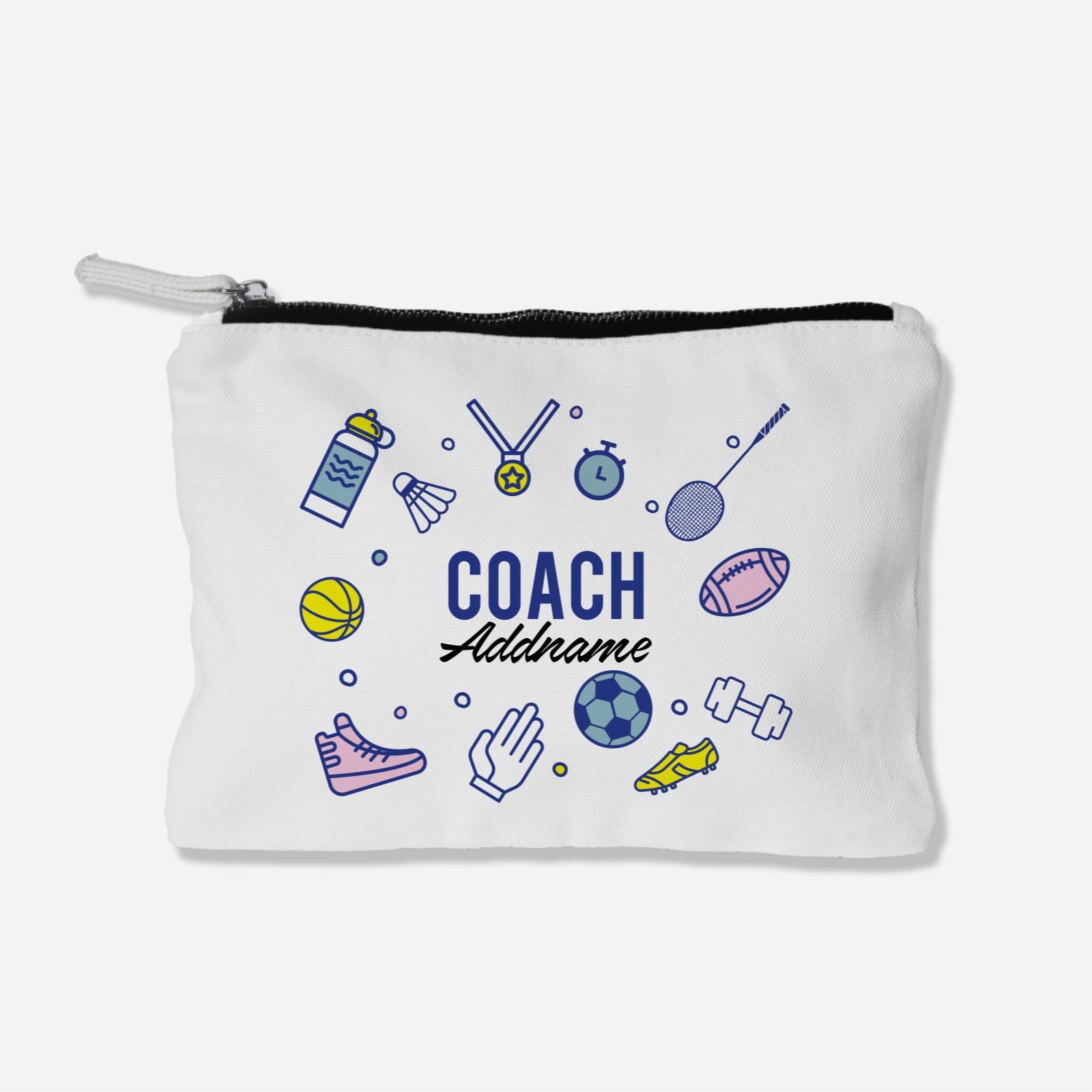 Teacher Title Coach - Zipper Pouch