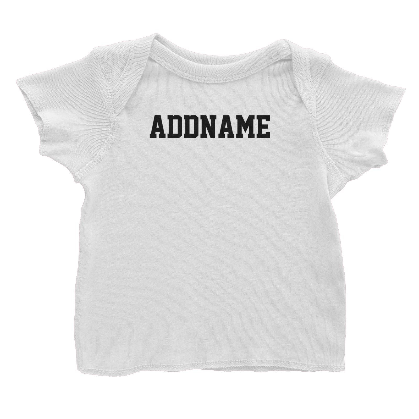 Sporty Basic Family Addname Baby T-Shirt