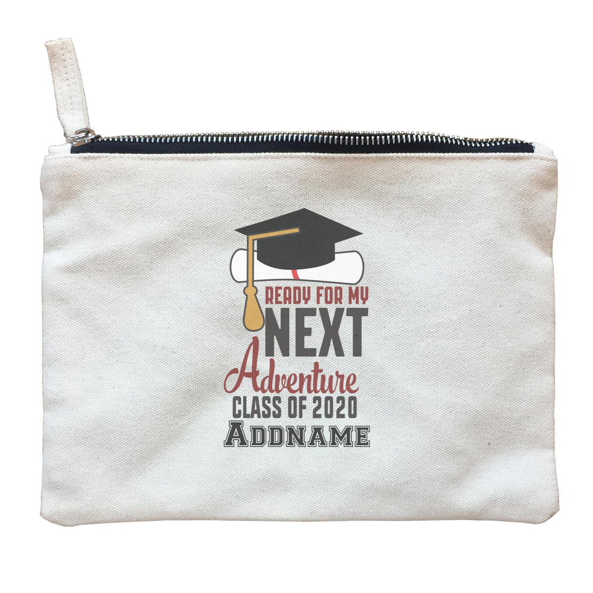 Graduation Series Ready For My Next Adventure Zipper Pouch