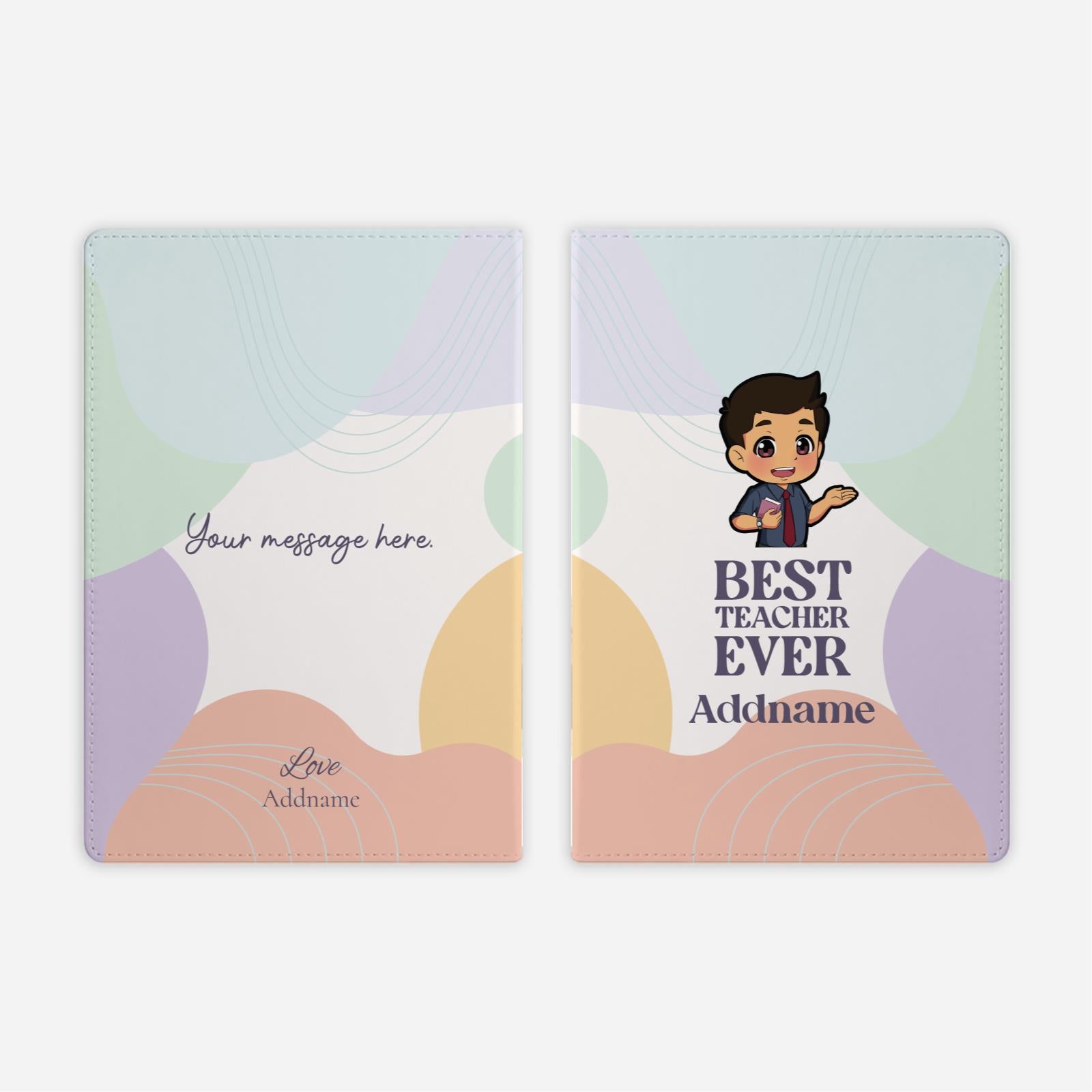 Teacher's Day - Malay Male Teacher Full Print Notebook