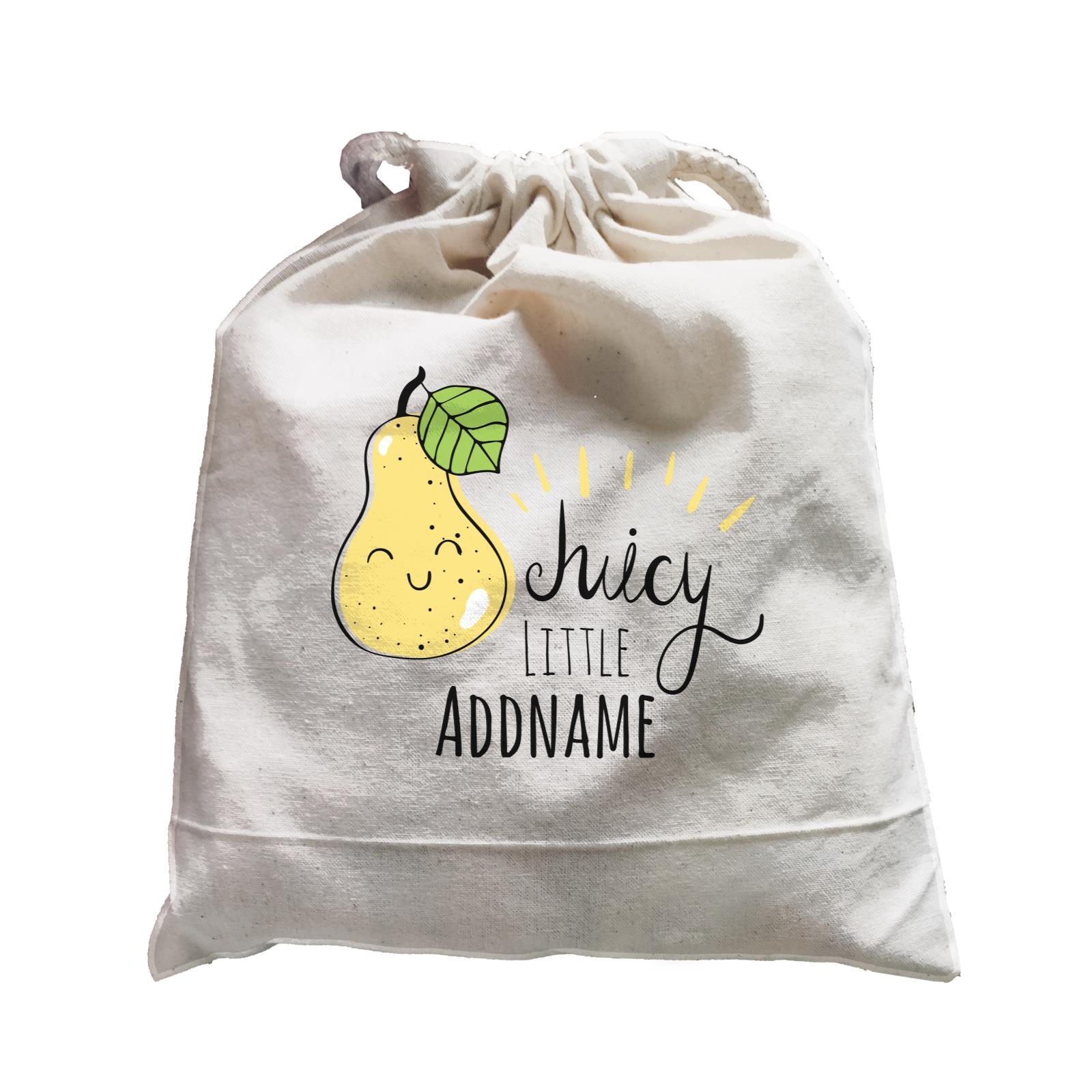 Drawn Sweet Snacks Juicy Little Pear Addname Satchel