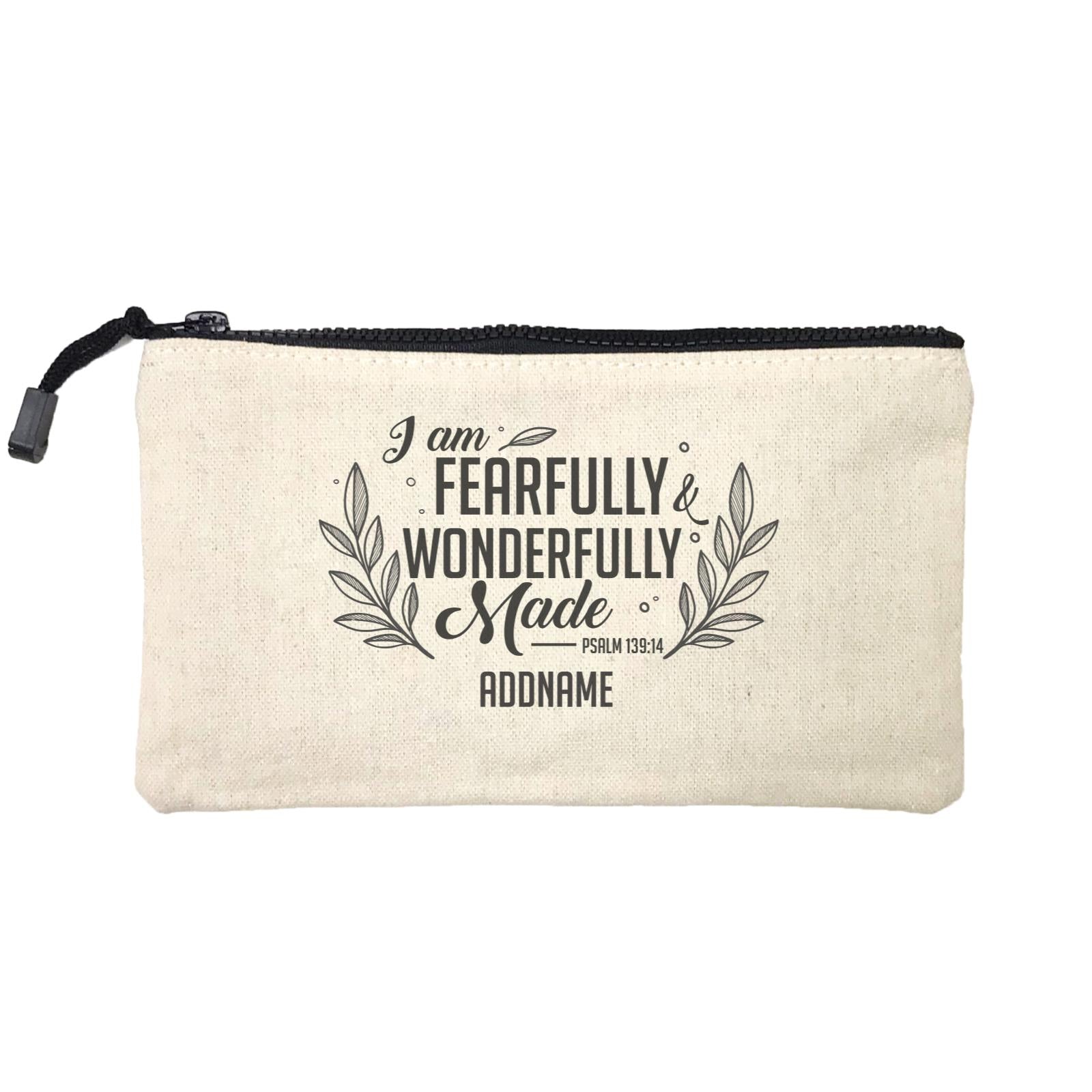 Christ Newborn I Am Fearfully Wonderfully Made Psalm 139.14 Addname Mini Accessories Stationery Pouch