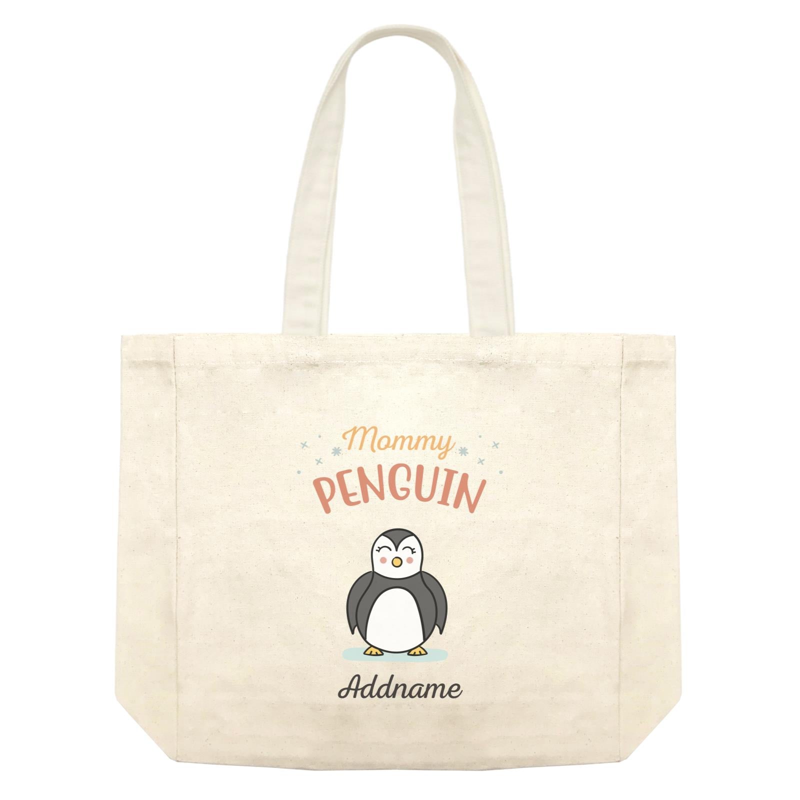Penguin Family Mommy Penguin Addname Shopping Bag