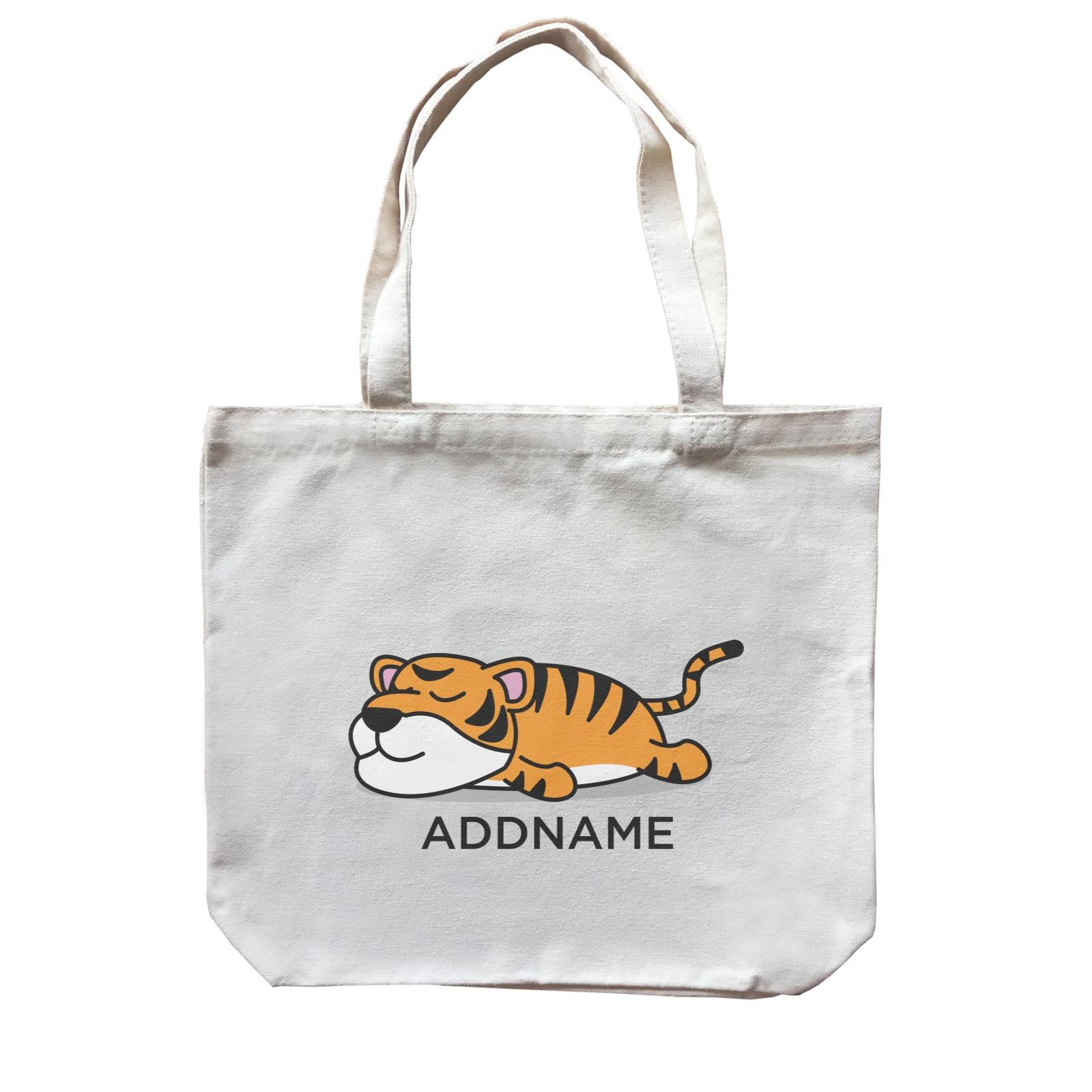 Lazy Tiger Addname Canvas Bag