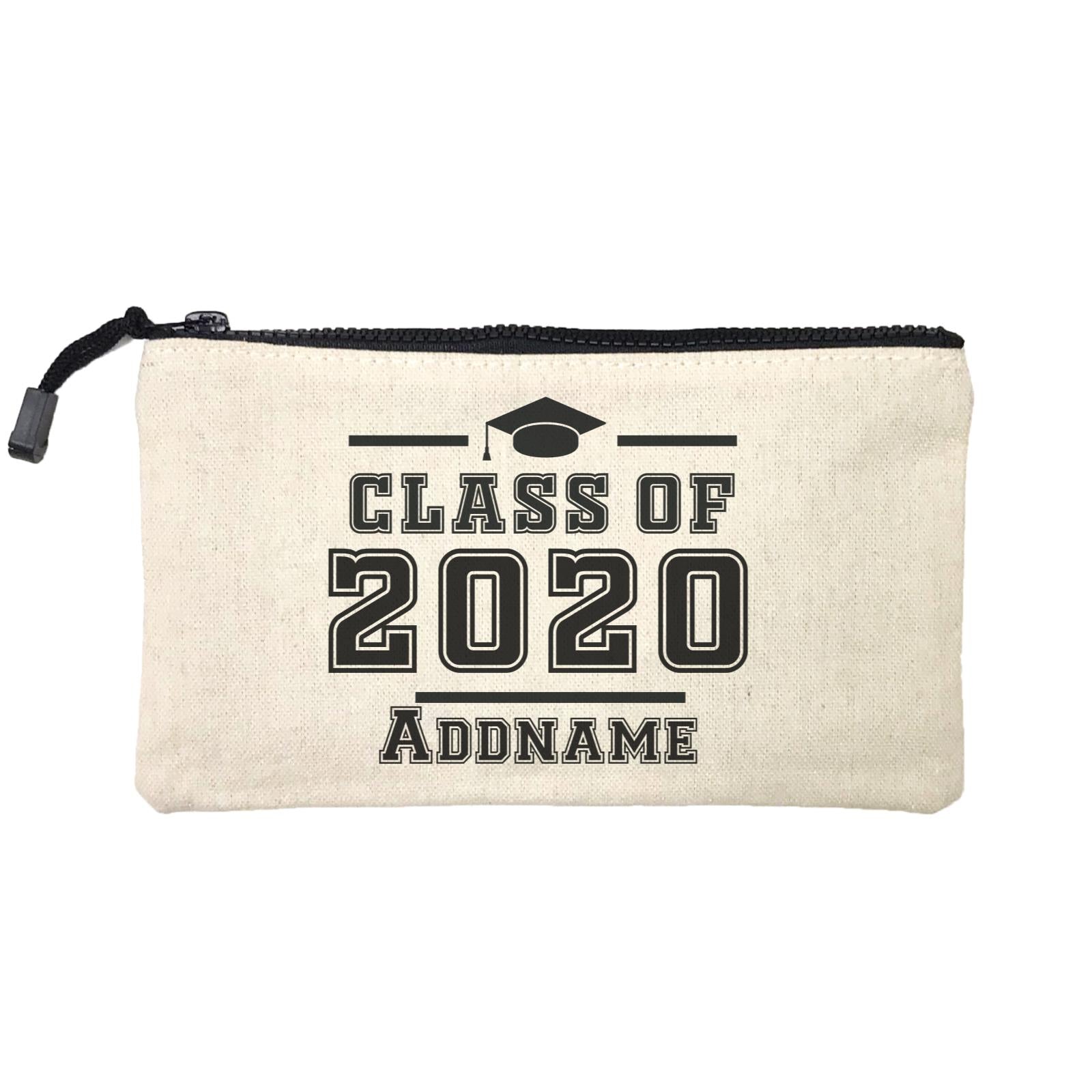 Graduation Series Simple Cap Class of Year Mini Accessories Stationery Pouch