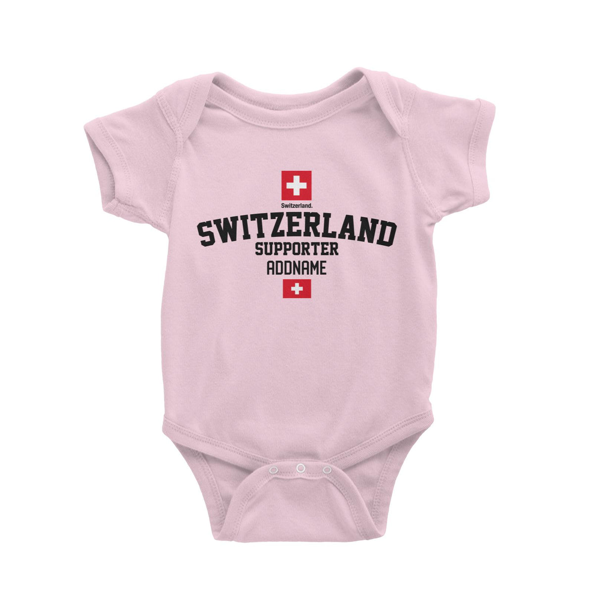 Switzerland Supporter World Cup Addname Baby Romper