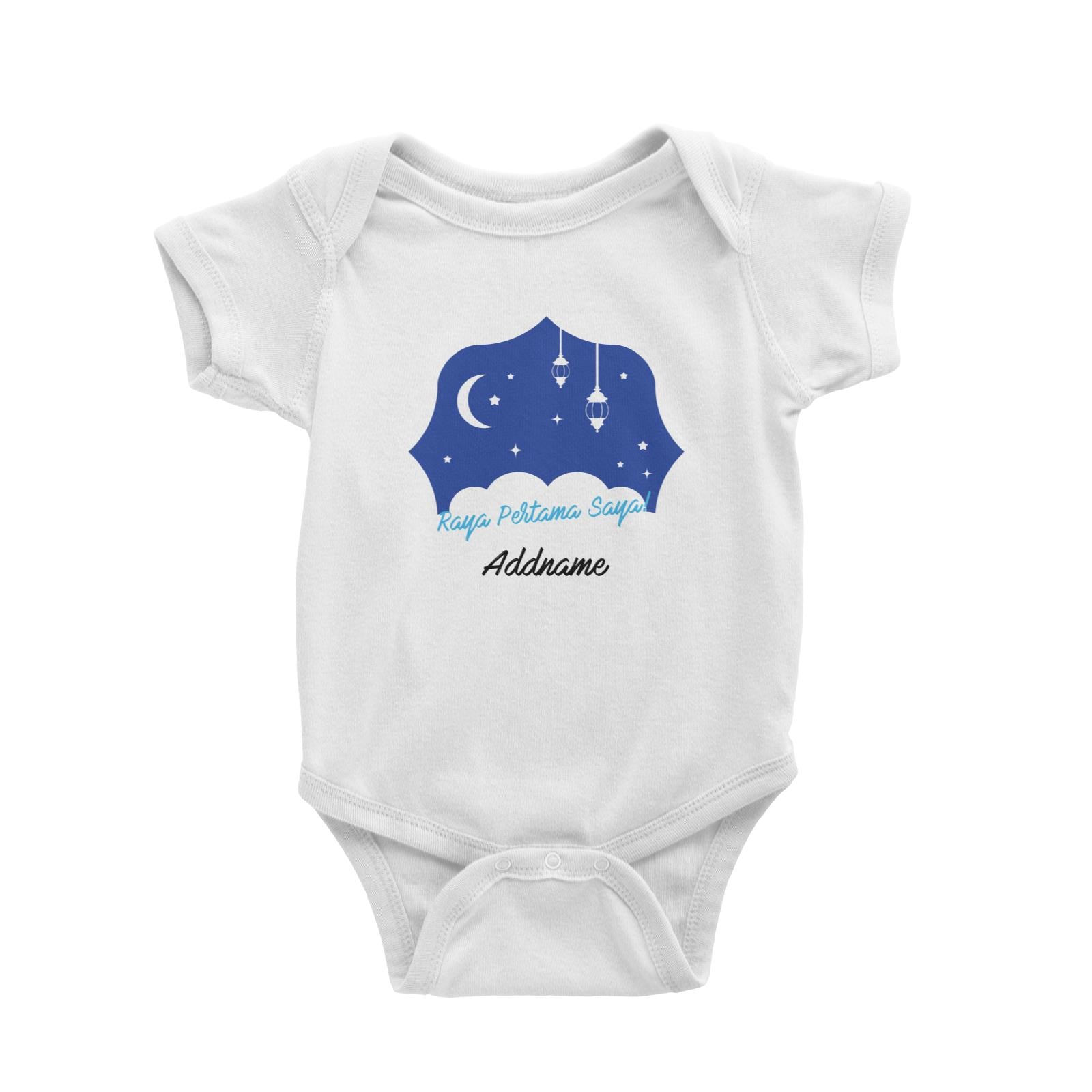 Raya Pertama Saya With Dreamy Clouds Baby Romper