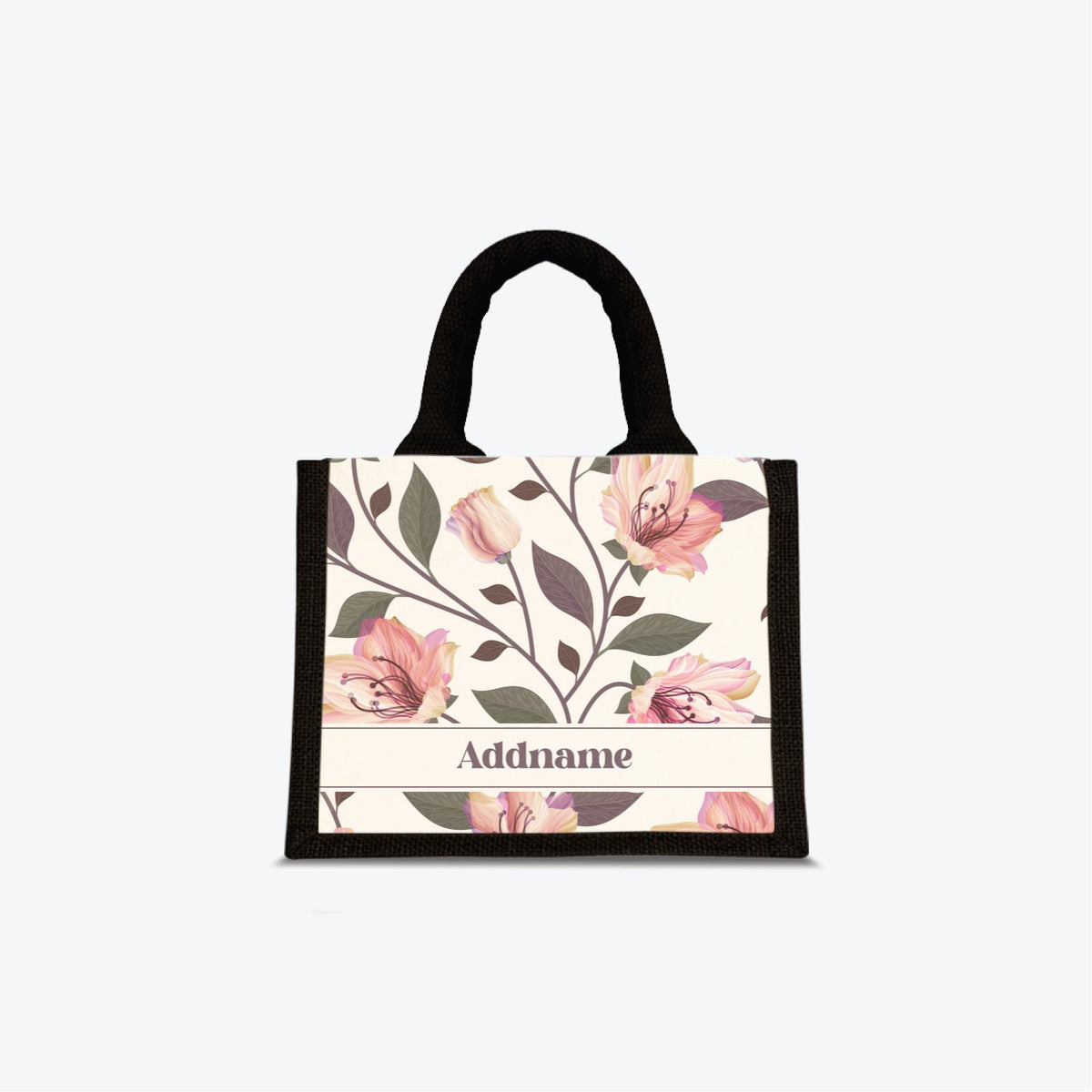 Classic Kesuma Jute Bag - Romantic Pink