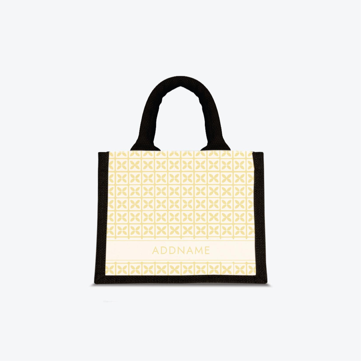 Kedah Rumaysa Jute Bag - Yellow