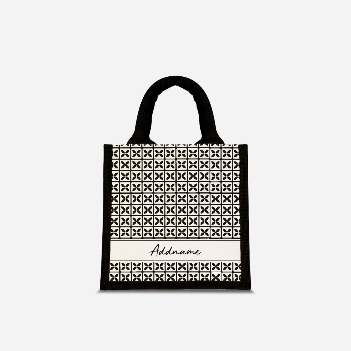 Kedah Rumaysa Jute Bag - Black