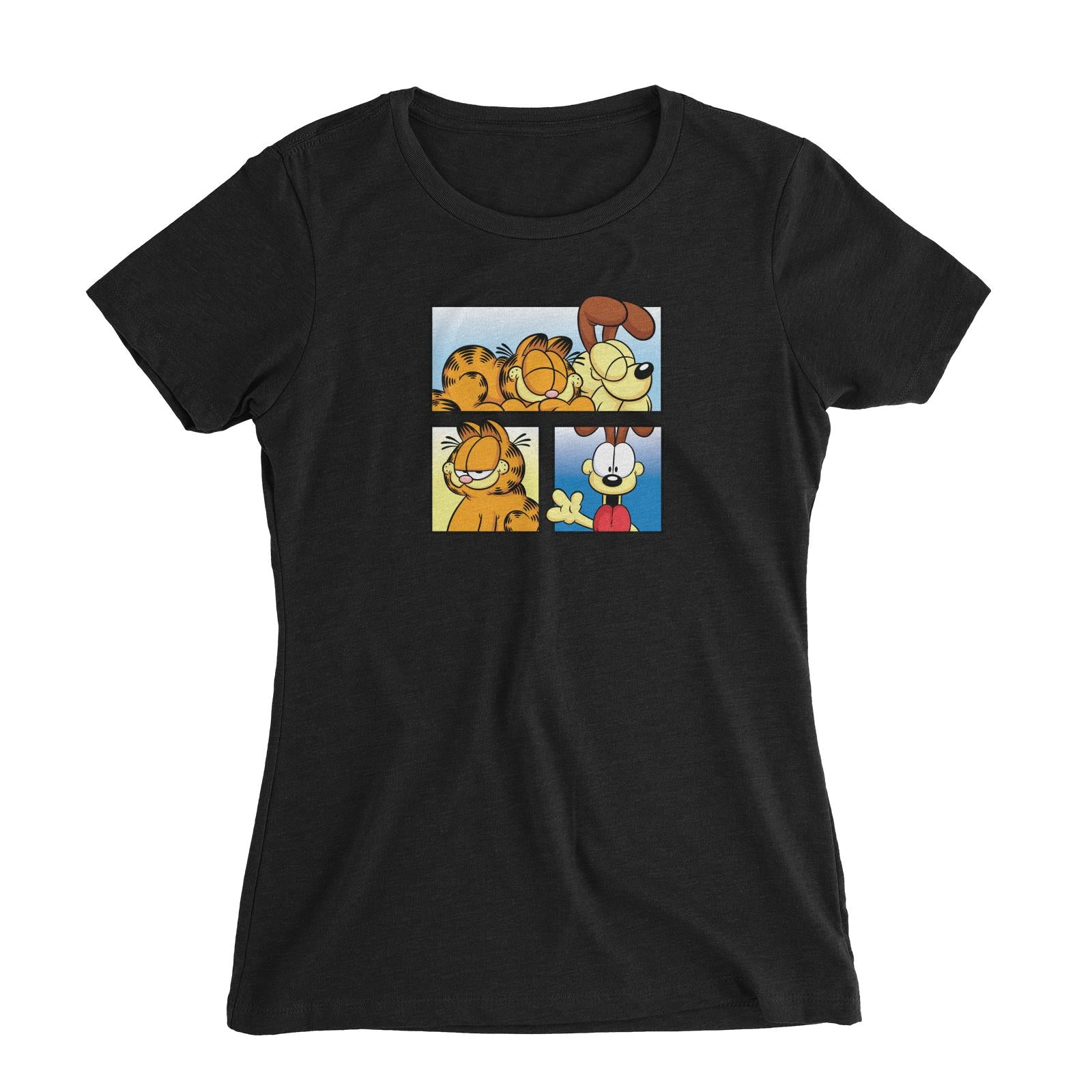 Garfield - Garfield & Odie Women's Slim Fit T-Shirt
