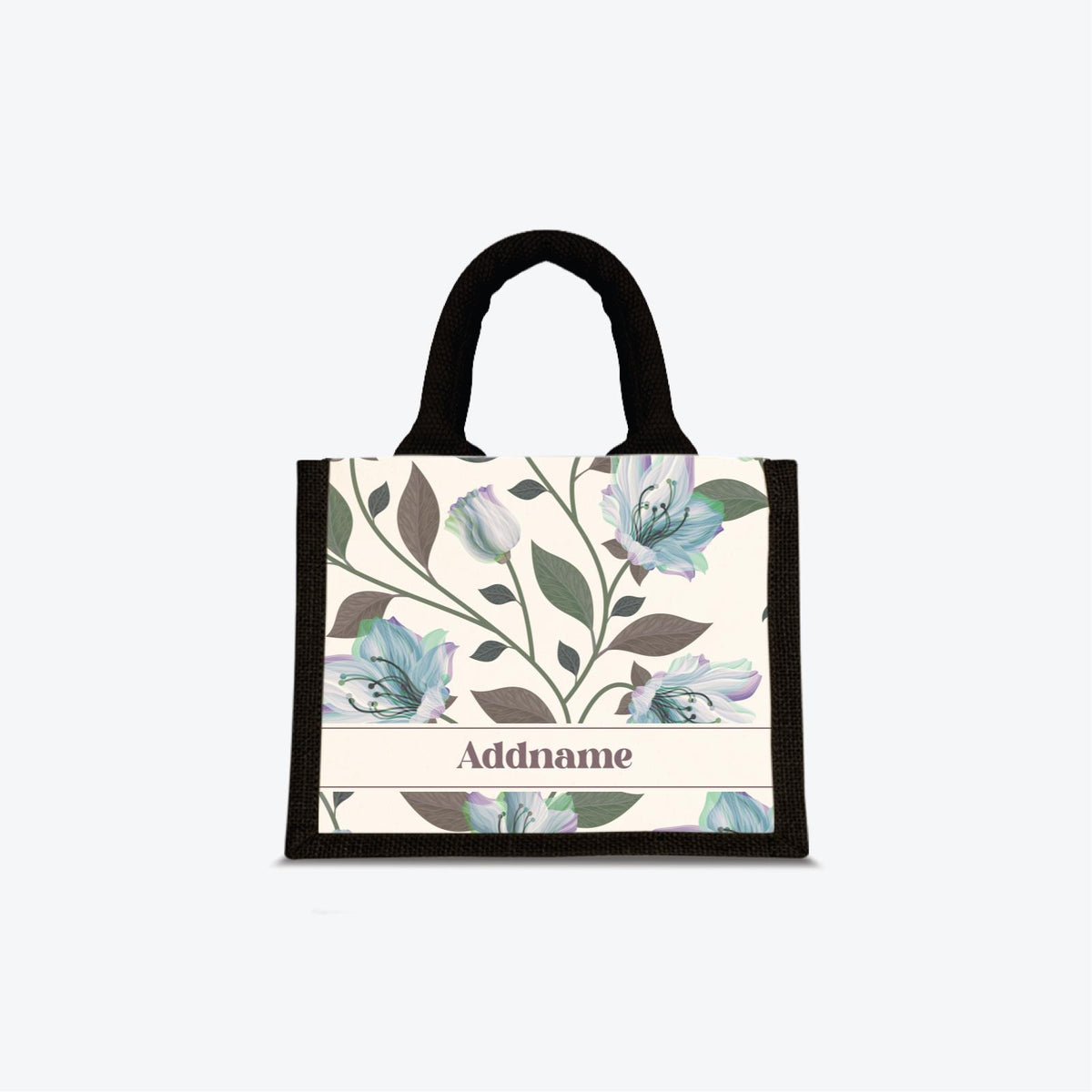 Classic Kesuma Jute Bag - Icy Blue