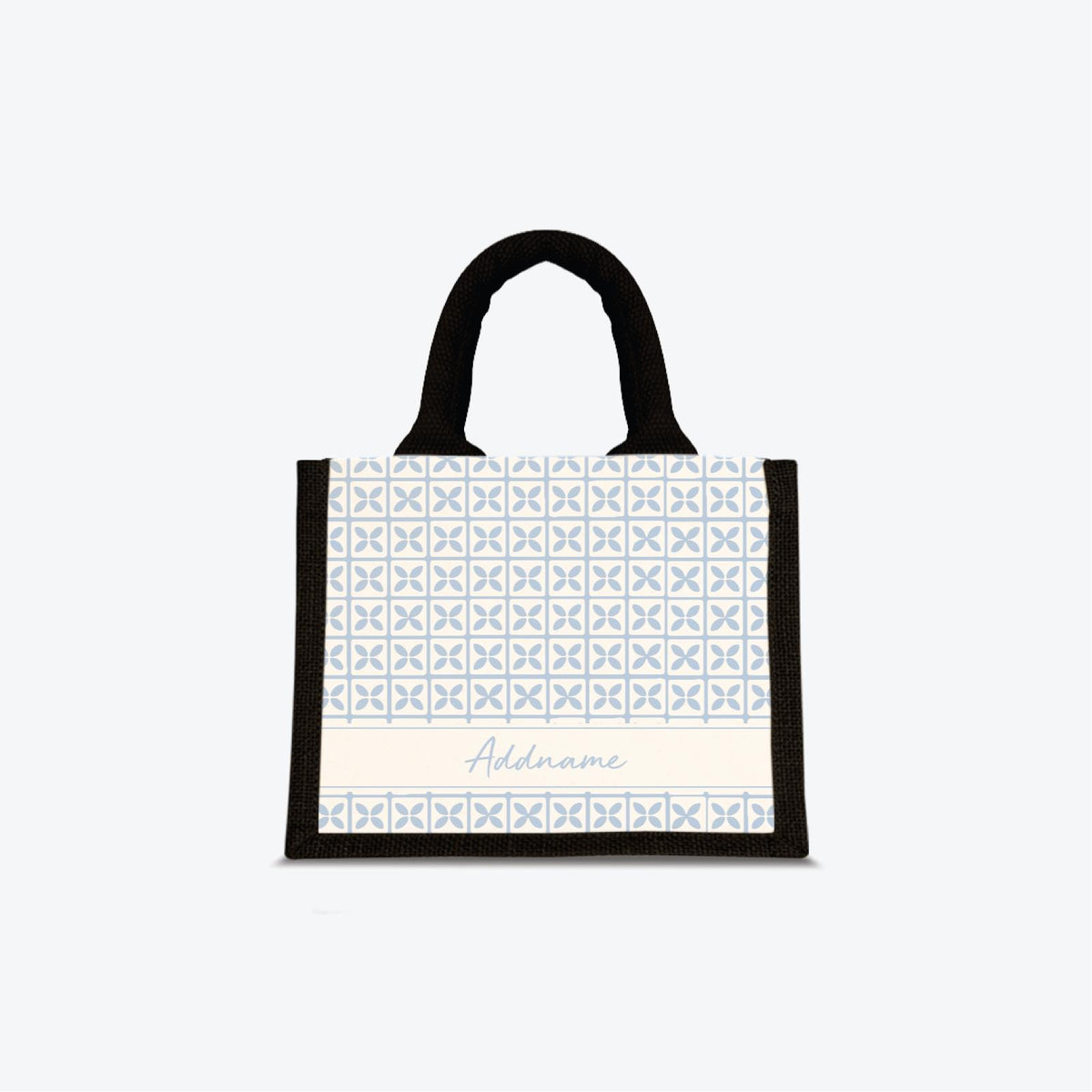 Kedah Rumaysa Jute Bag - Light Blue