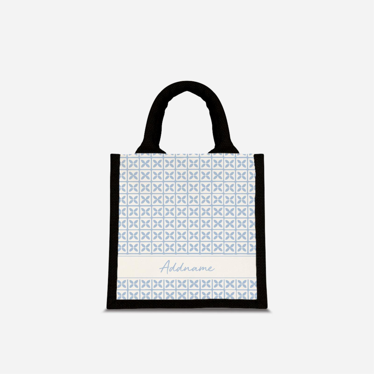 Kedah Rumaysa Jute Bag - Light Blue