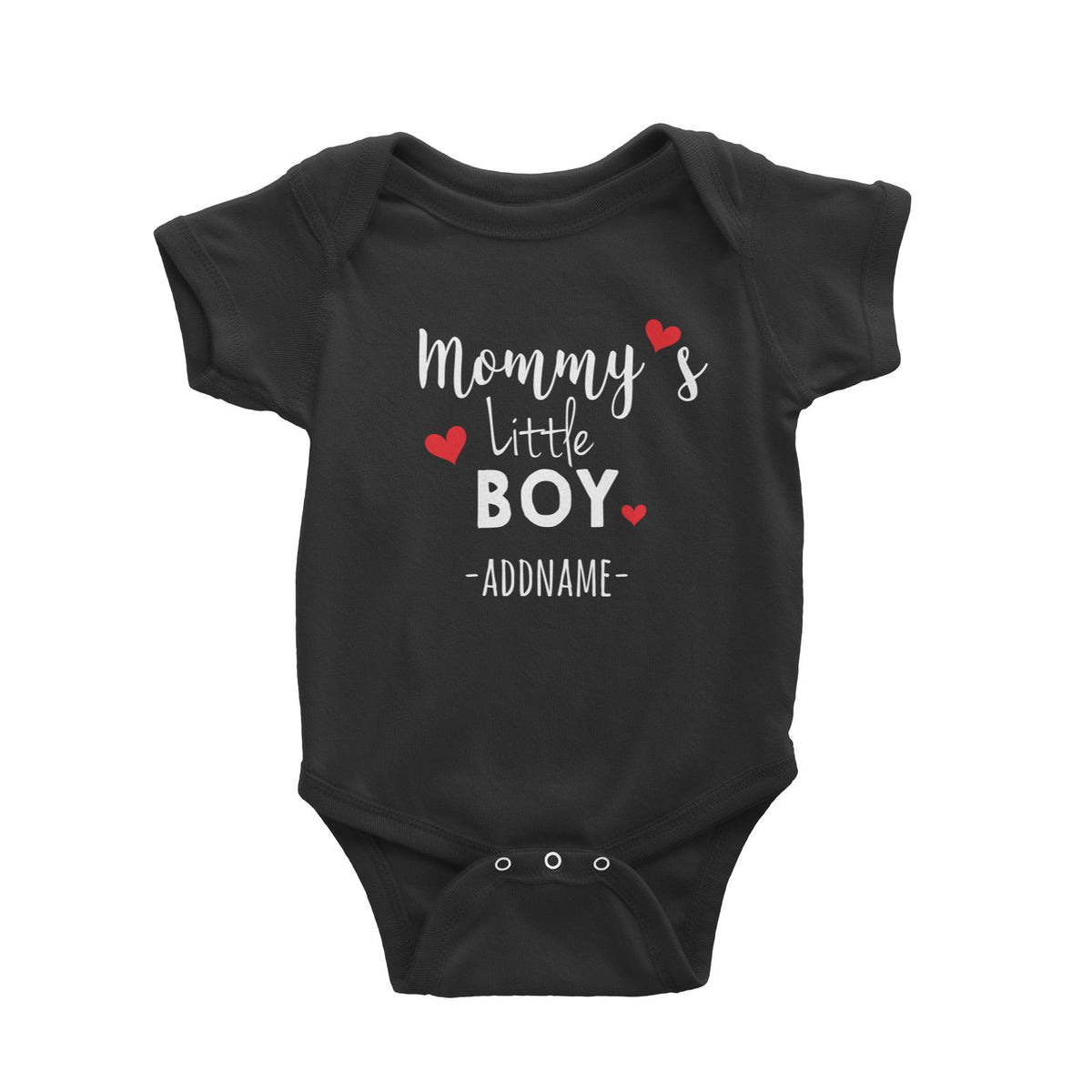 Mommy&#39;s Little Boy Addname Baby Romper Personalizable Designs Basic Newborn