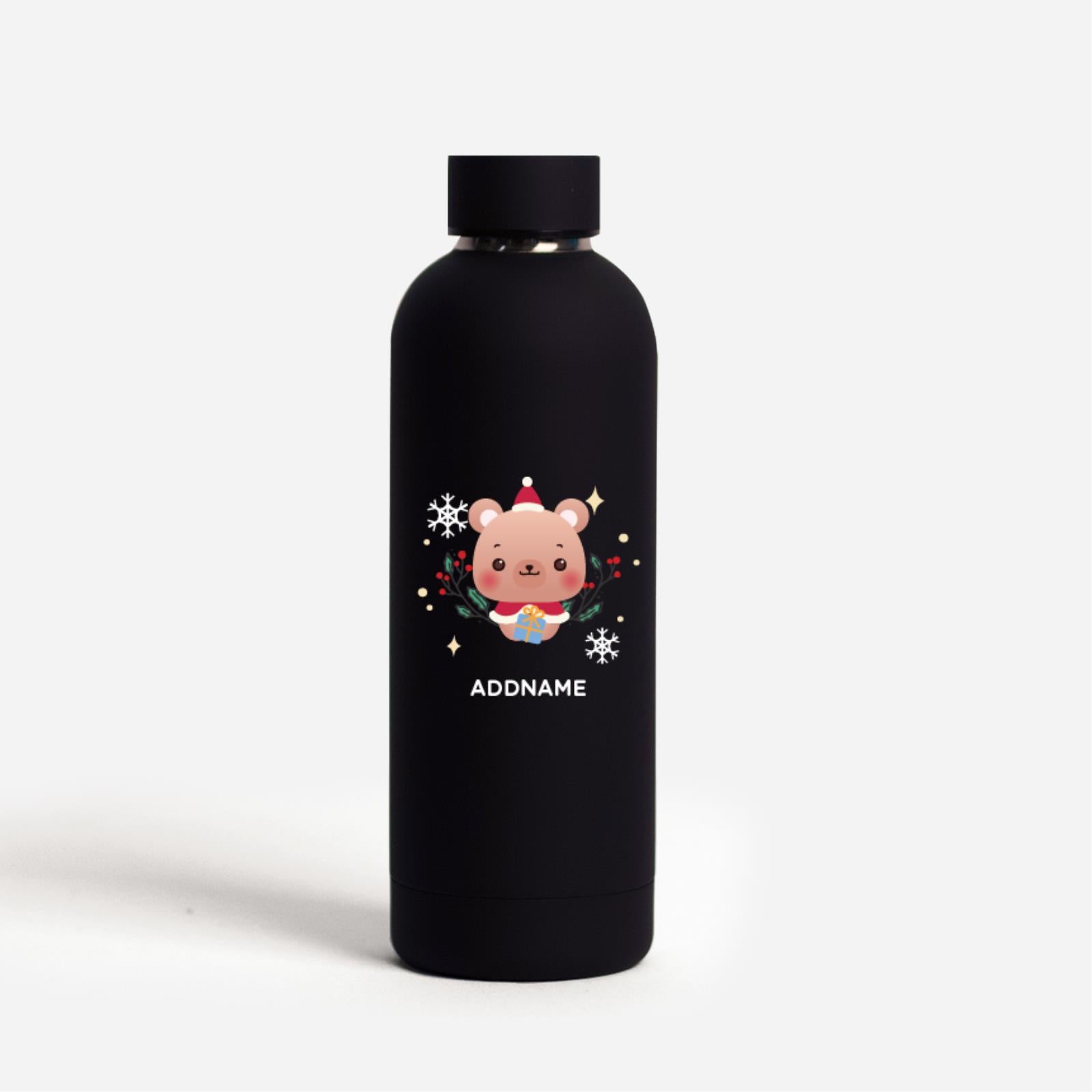 Christmas Cute Animal Series Mizu -  Bear Black