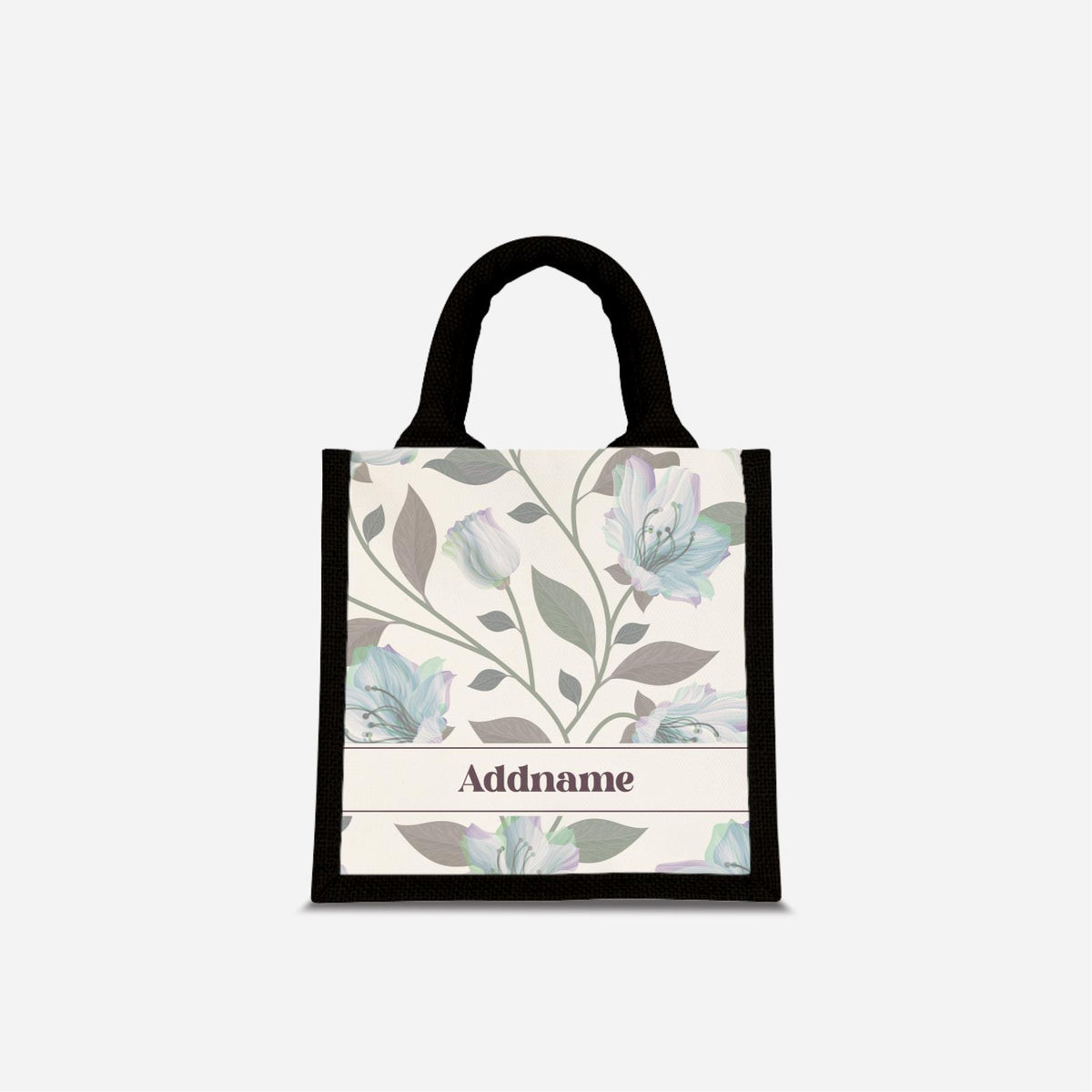 Classic Kesuma Jute Bag - Icy Blue