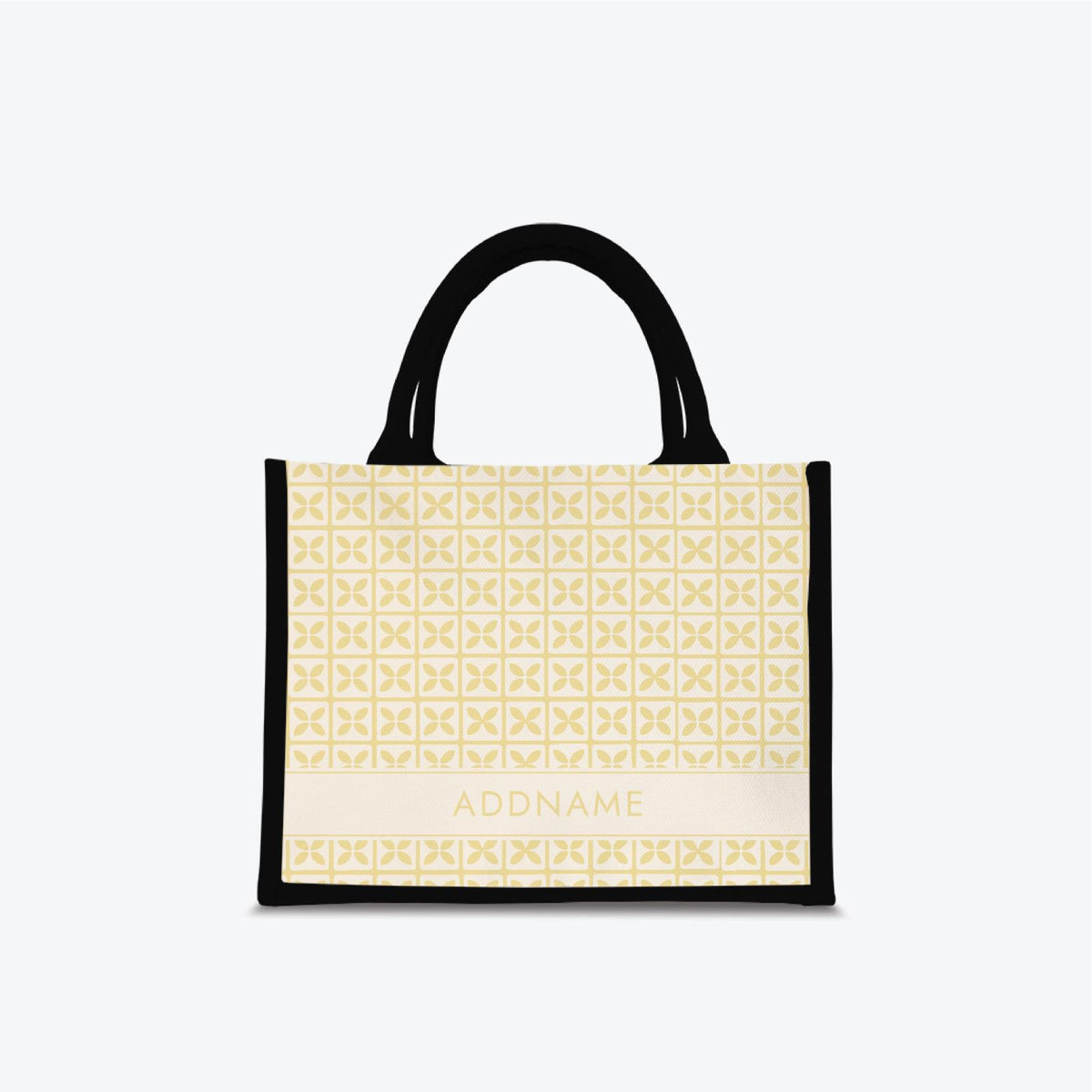 Kedah Rumaysa Jute Bag - Yellow