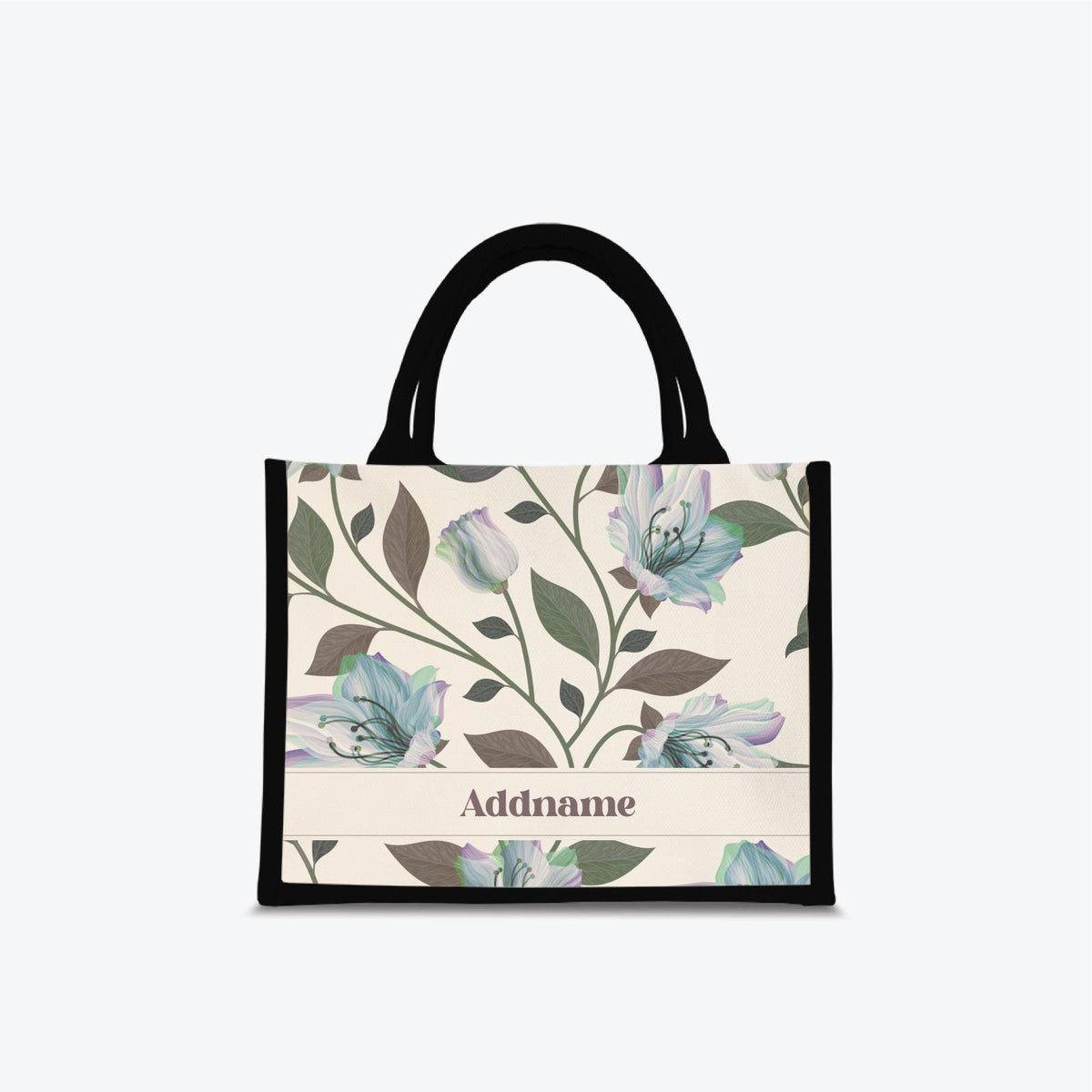 Classic Kesuma Jute Bag - Icy Blue