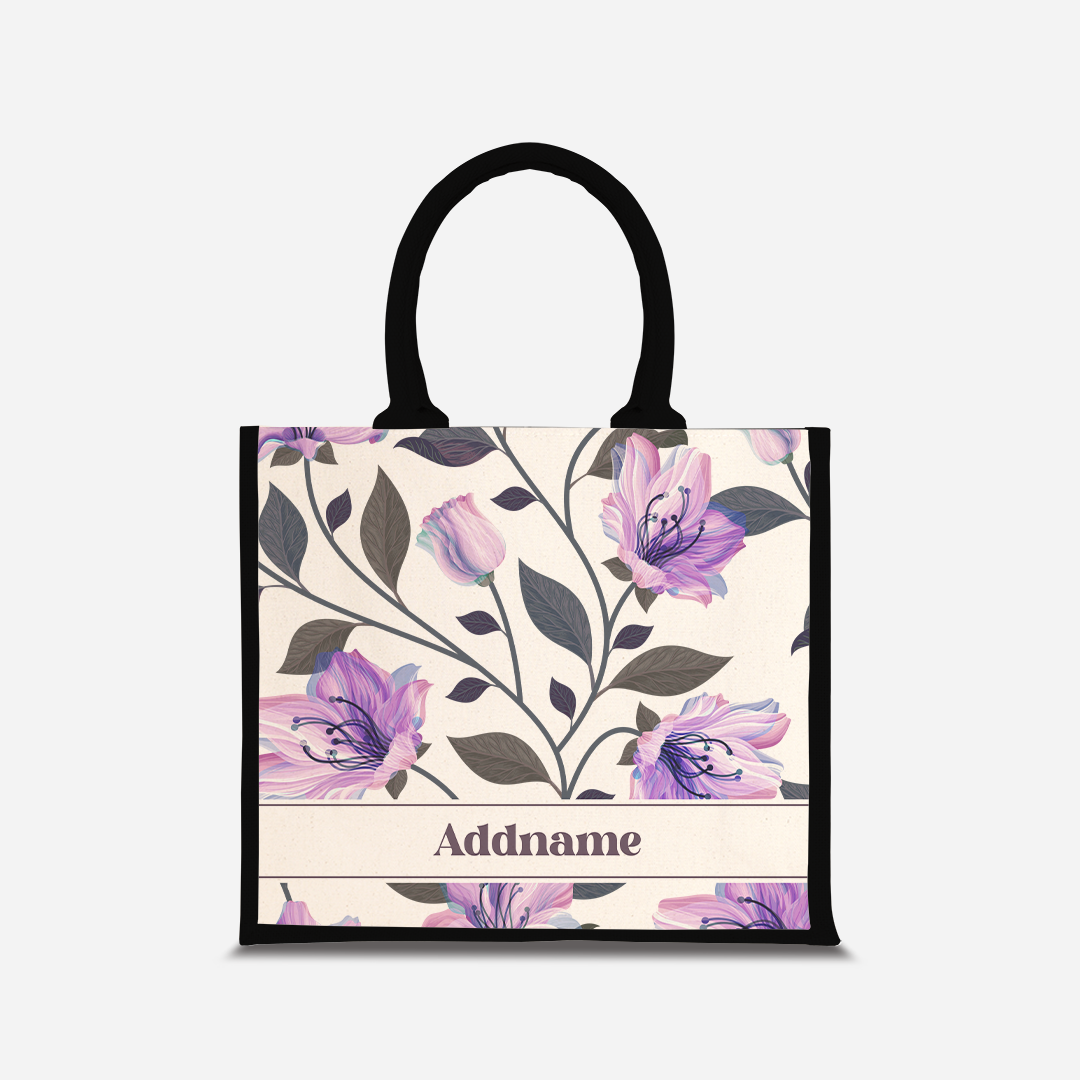 Classic Kesuma Jute Bag - Mystic Purple