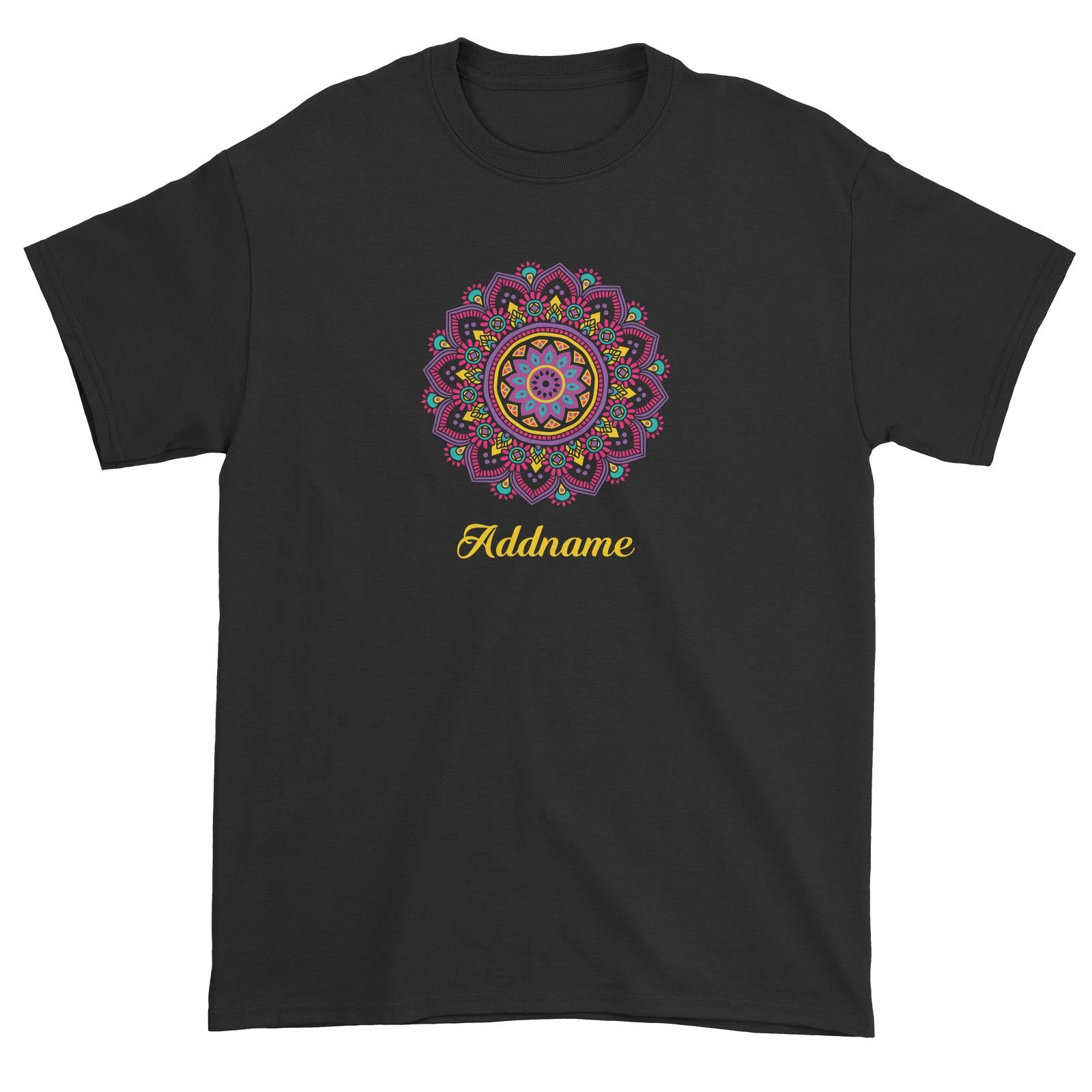 Deepavali Series Purple Mandala Unisex T-Shirt