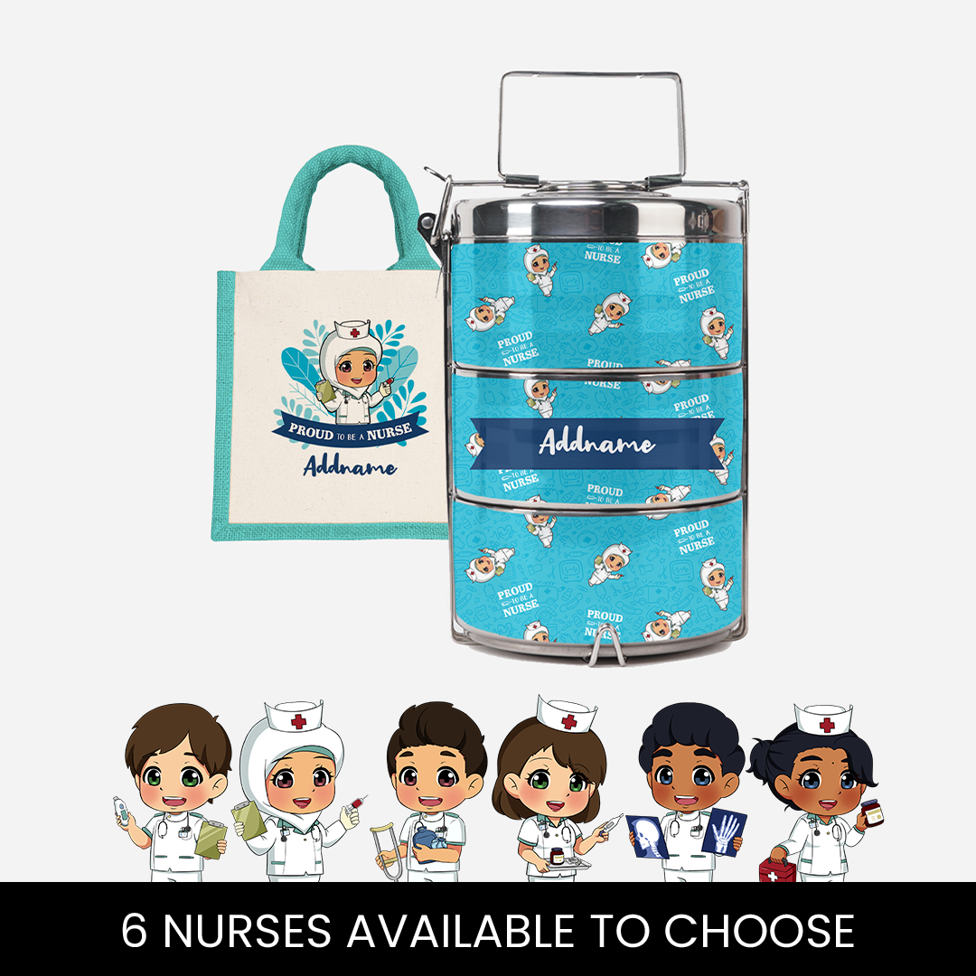 Nurse Series - Half Lining Lunch Bag and Tiffin Carrier
