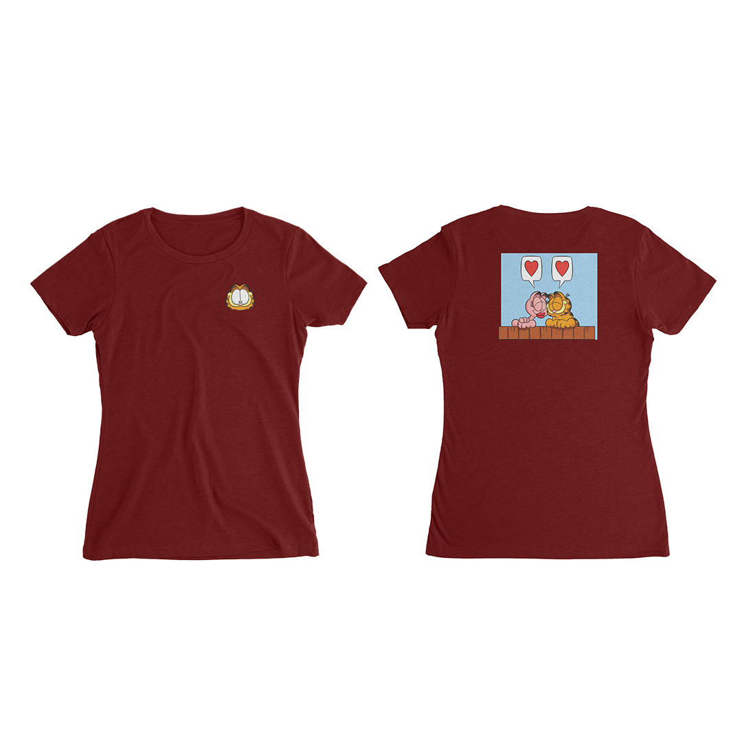 Garfield - Garfield & Arlene Love Expression Women's Slim Fit T-Shirt