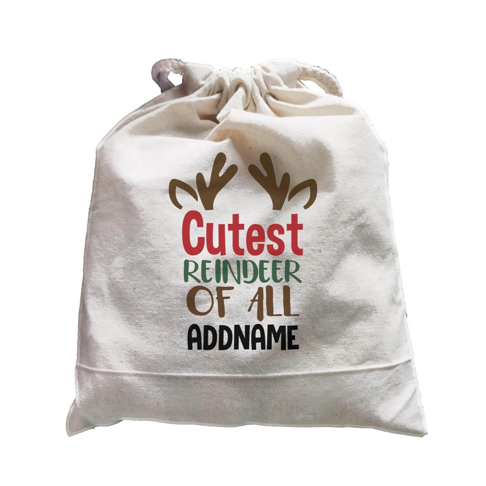 Xmas Cutest Reindeer of All Satchel