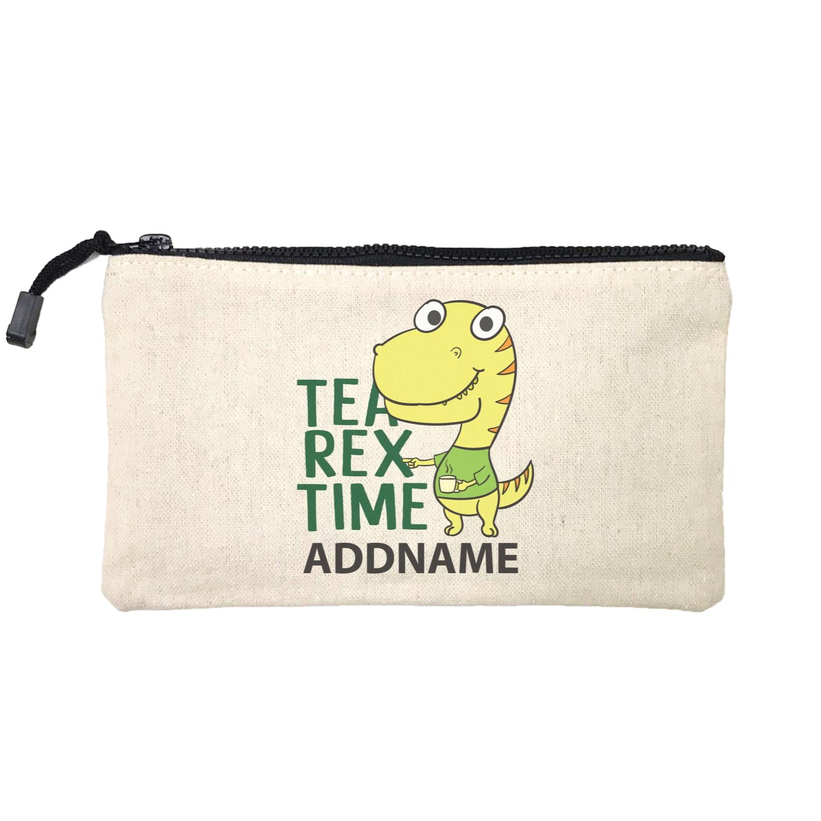 Cool Cute Dinosaur Tea Rest Time Addname Mini Accessories Stationery Pouch