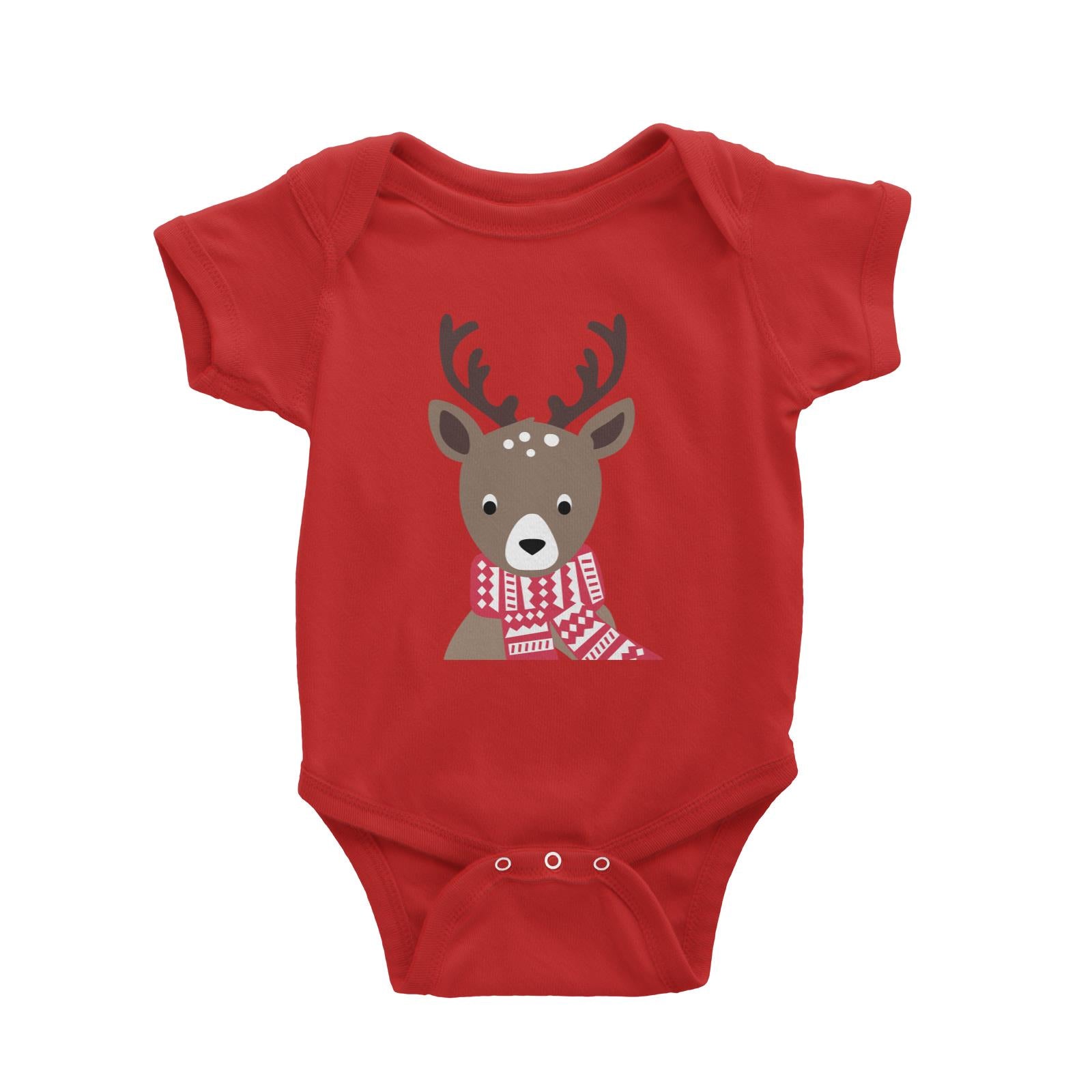 Reindeer Baby Romper Christmas Cute Religion