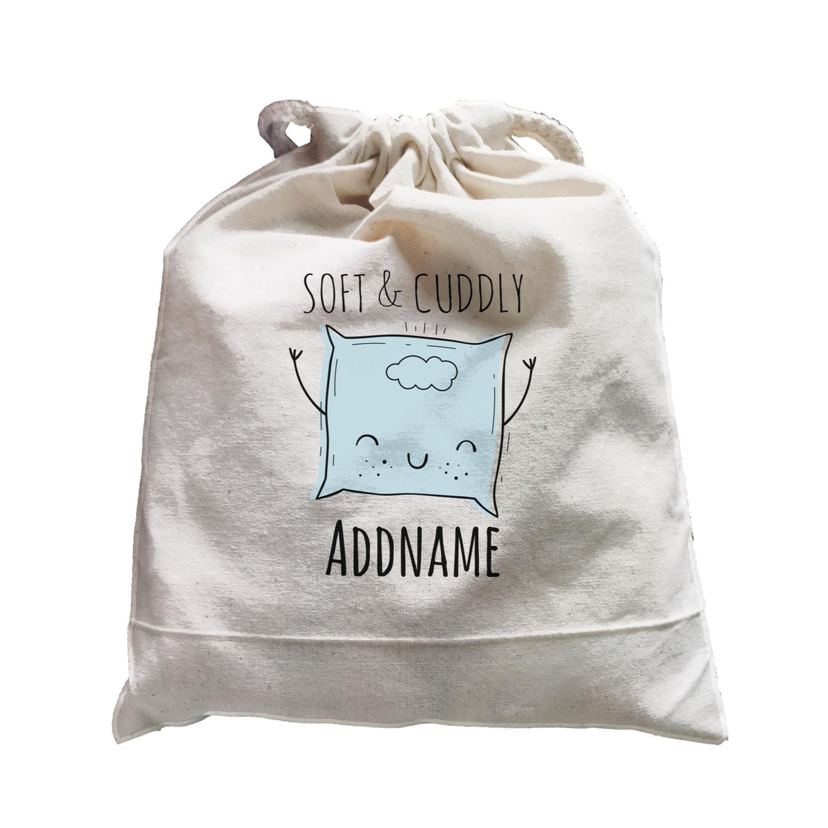 Drawn Newborn Element Soft and Cuddly Addname Satchel