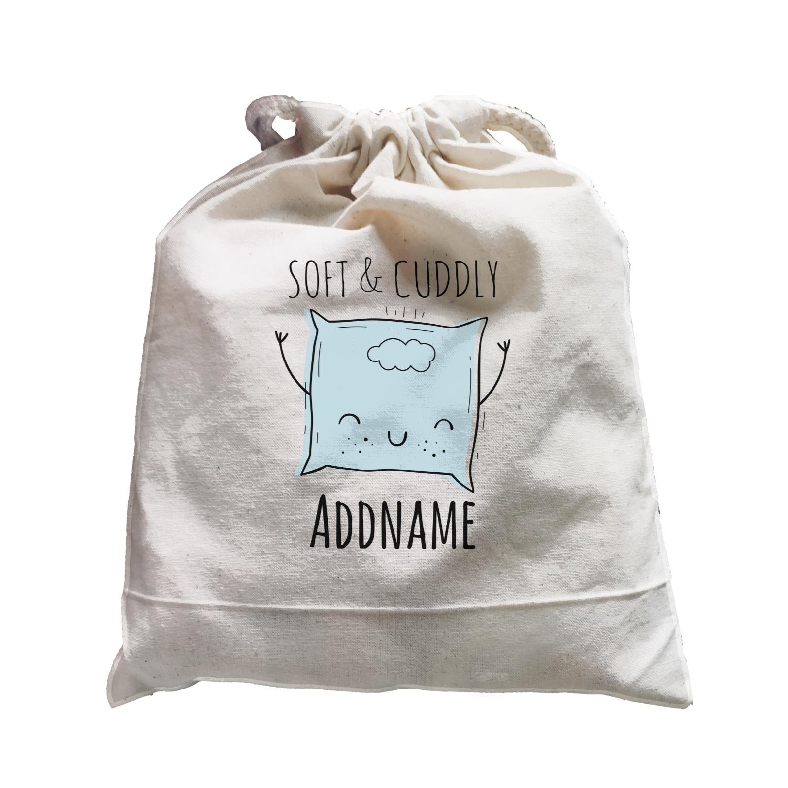 Drawn Newborn Element Soft and Cuddly Addname Satchel