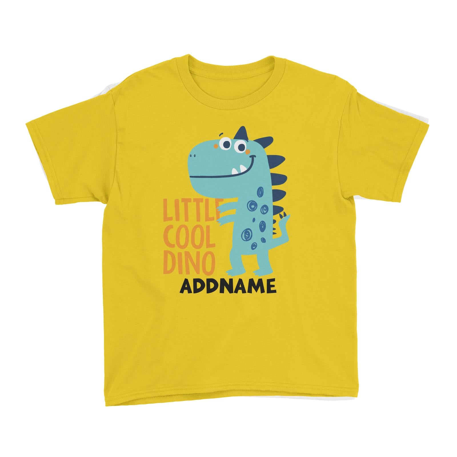 Little Cool Dino Addname Kid's T-Shirt